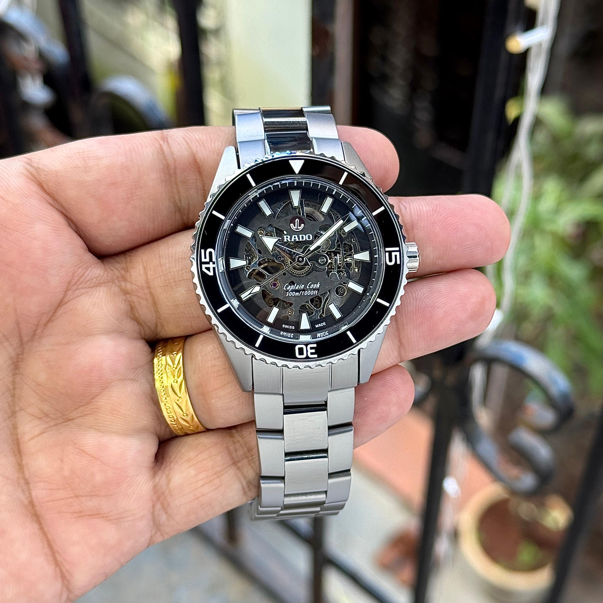 Rado Captain Cook High Tech Ceramic Skeleton