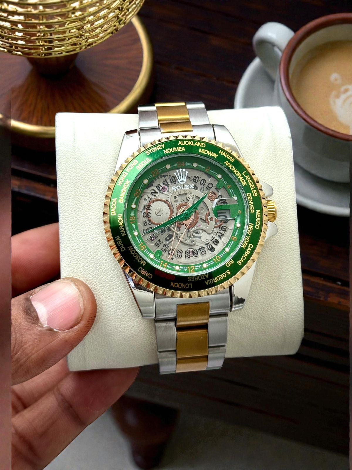 Rolex World Time Skeleton