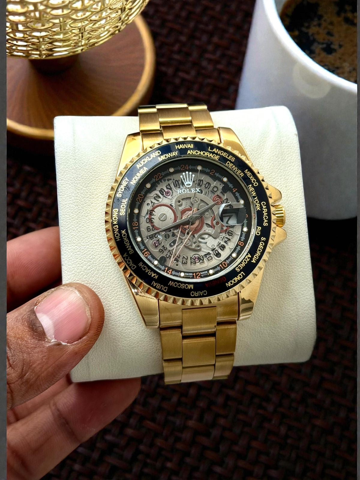 Rolex World Time Skeleton