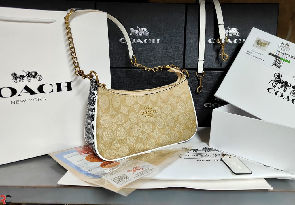 Coach Teri Shoulder Bag In Signature Canvas
