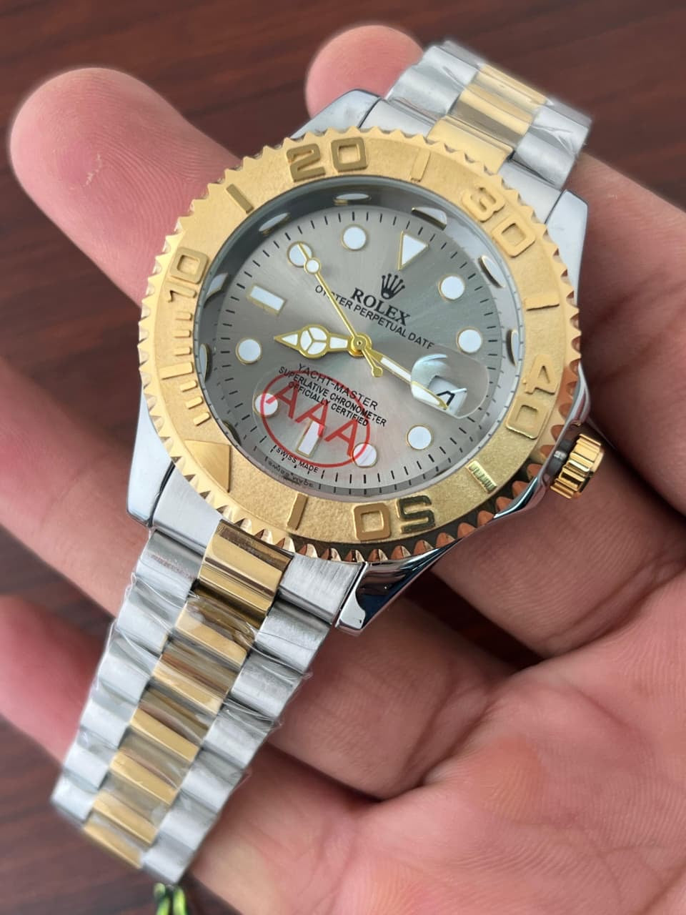 Rolex GMT II Ever gold silver