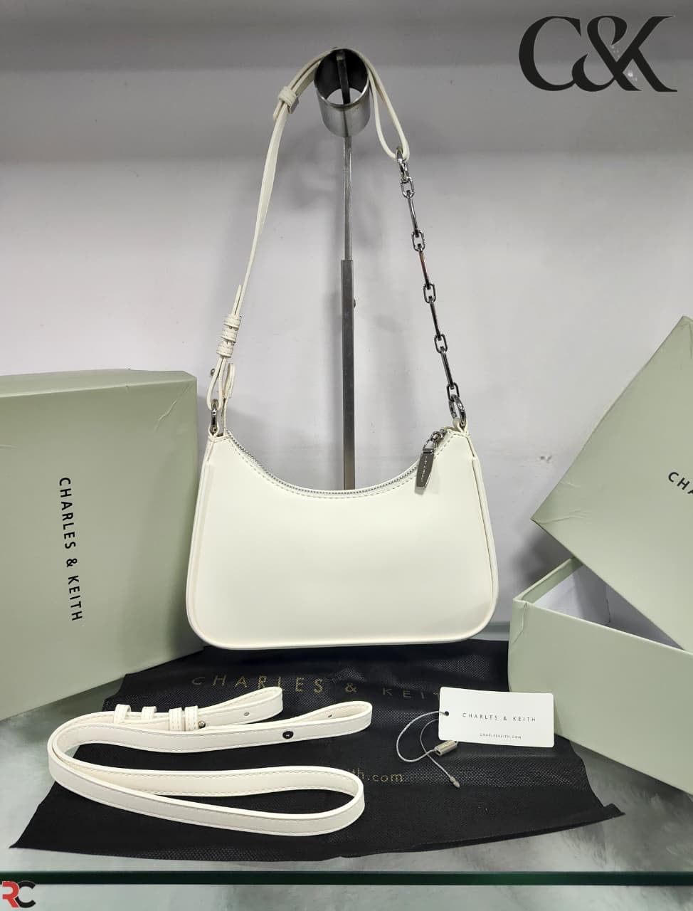 Charles & Keith Chain link Shoulder Bag