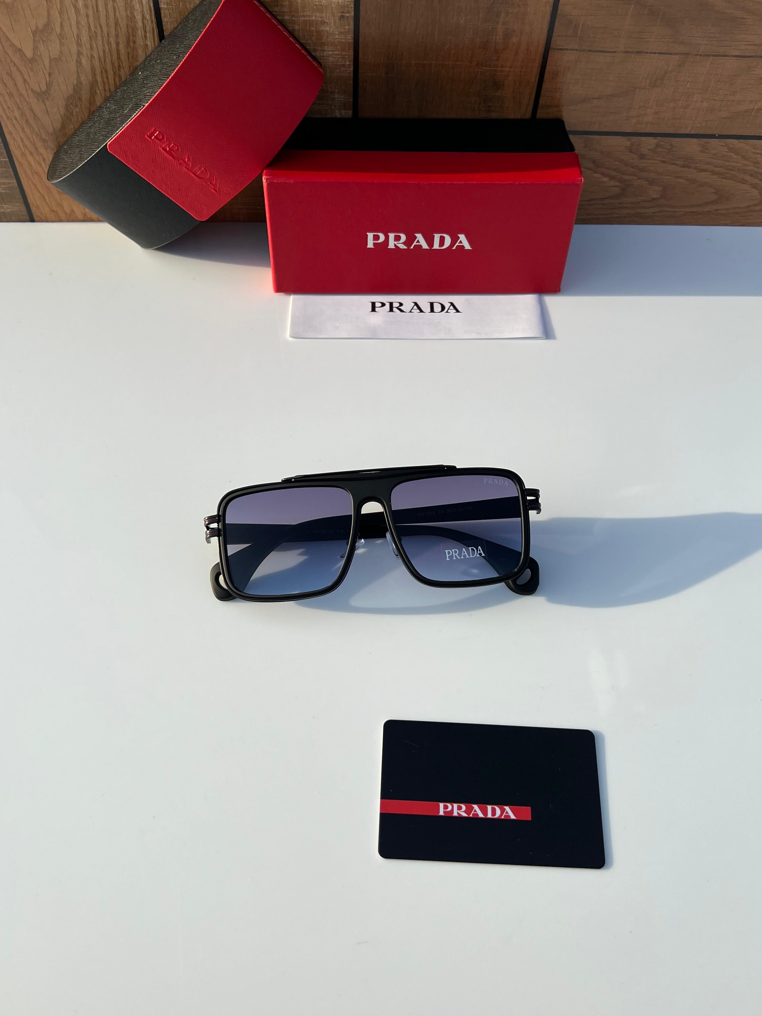 Prada Black Blue Sunglasses