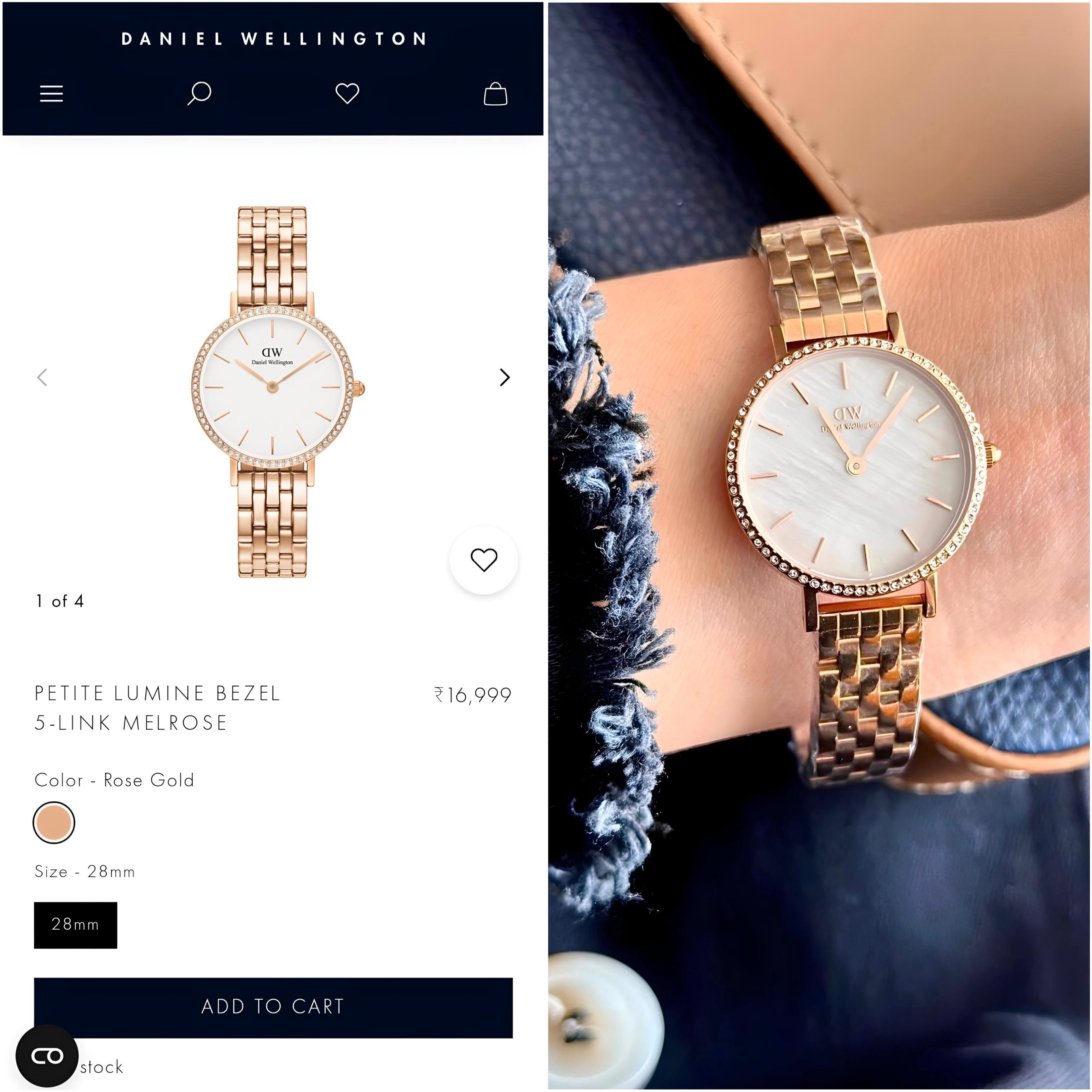 Daniel Wellington Quadro Lumine