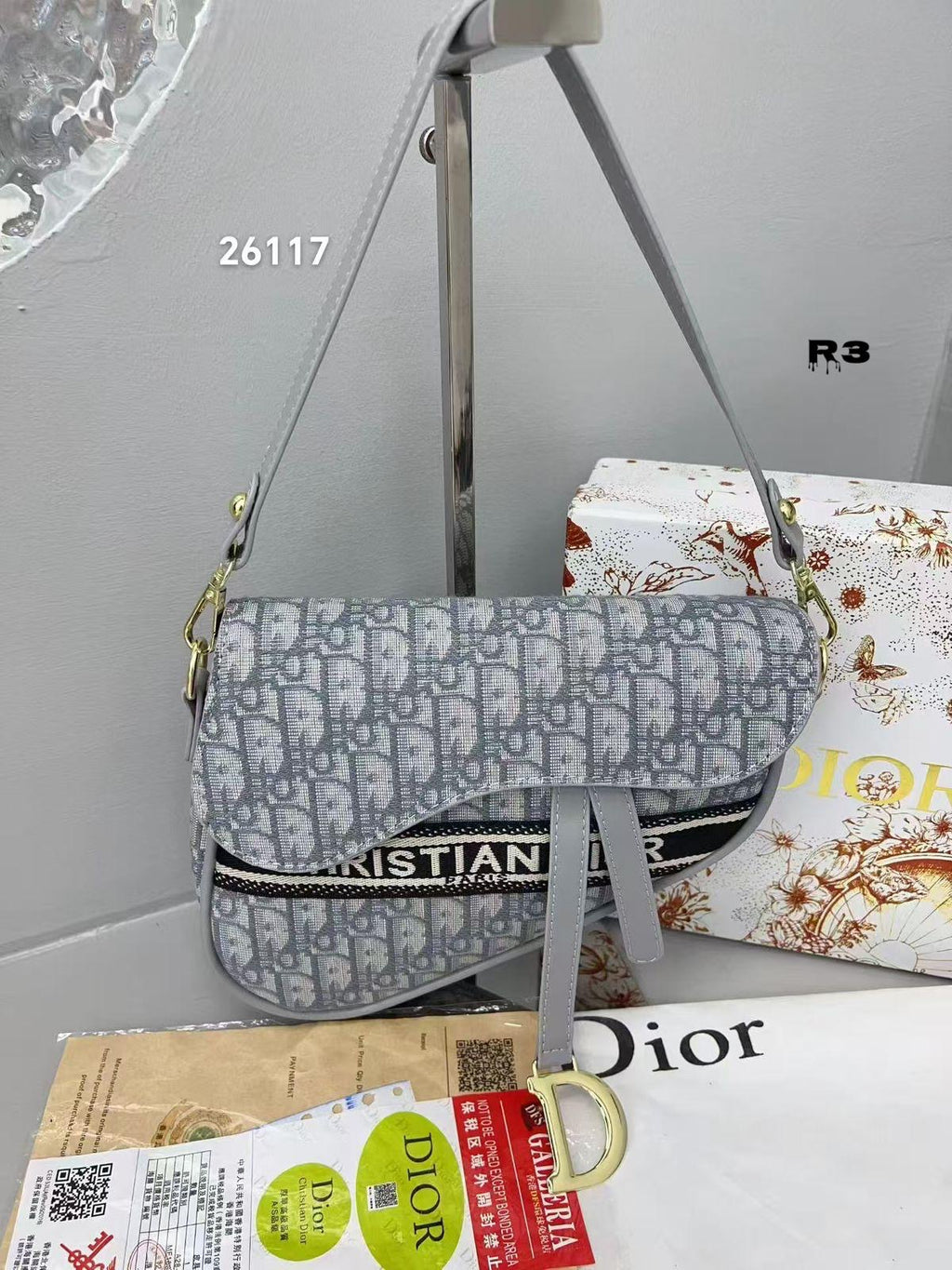 Christian Dior Saddle Shoulder Bag
