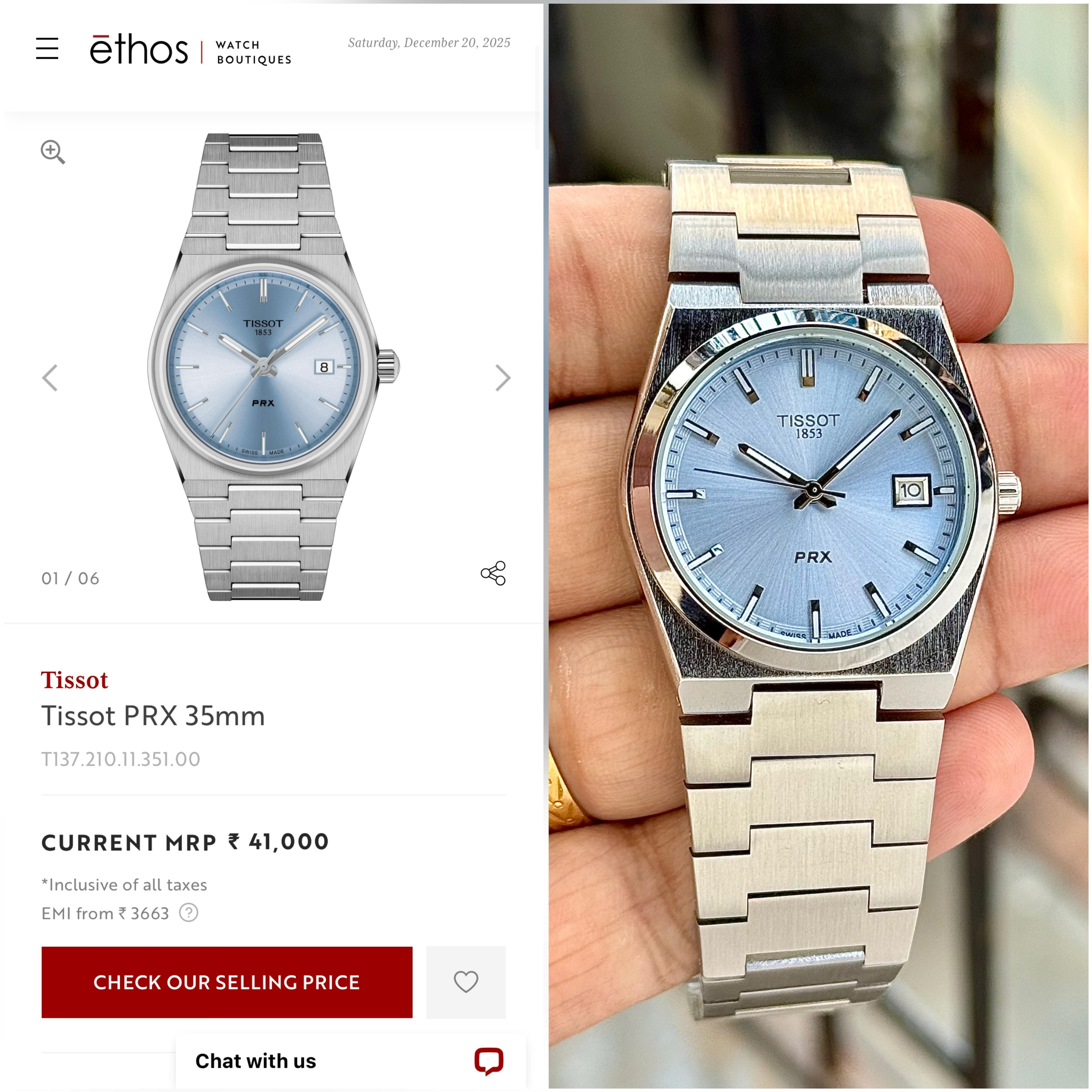 Tissot Prx Classic Series