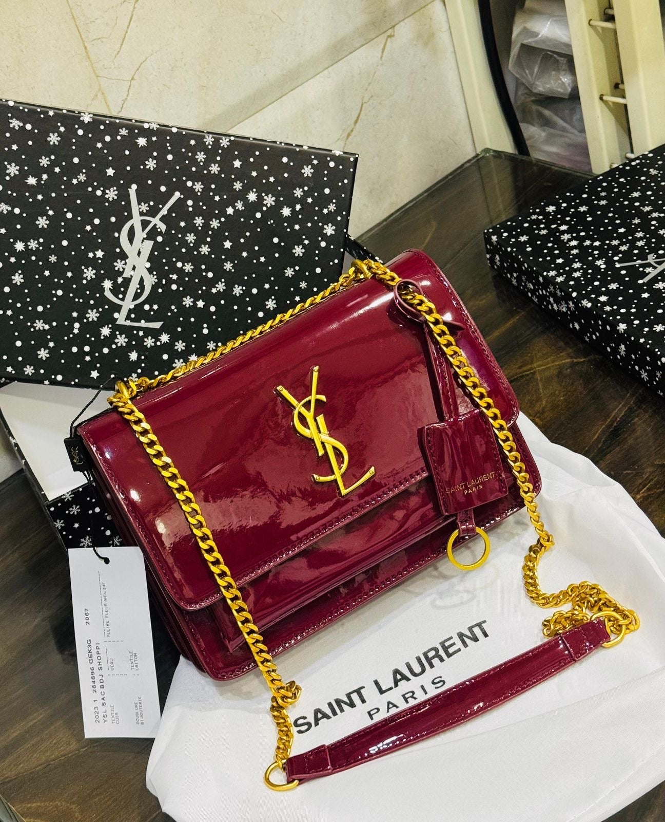 Ysl Sunset Patent Leather