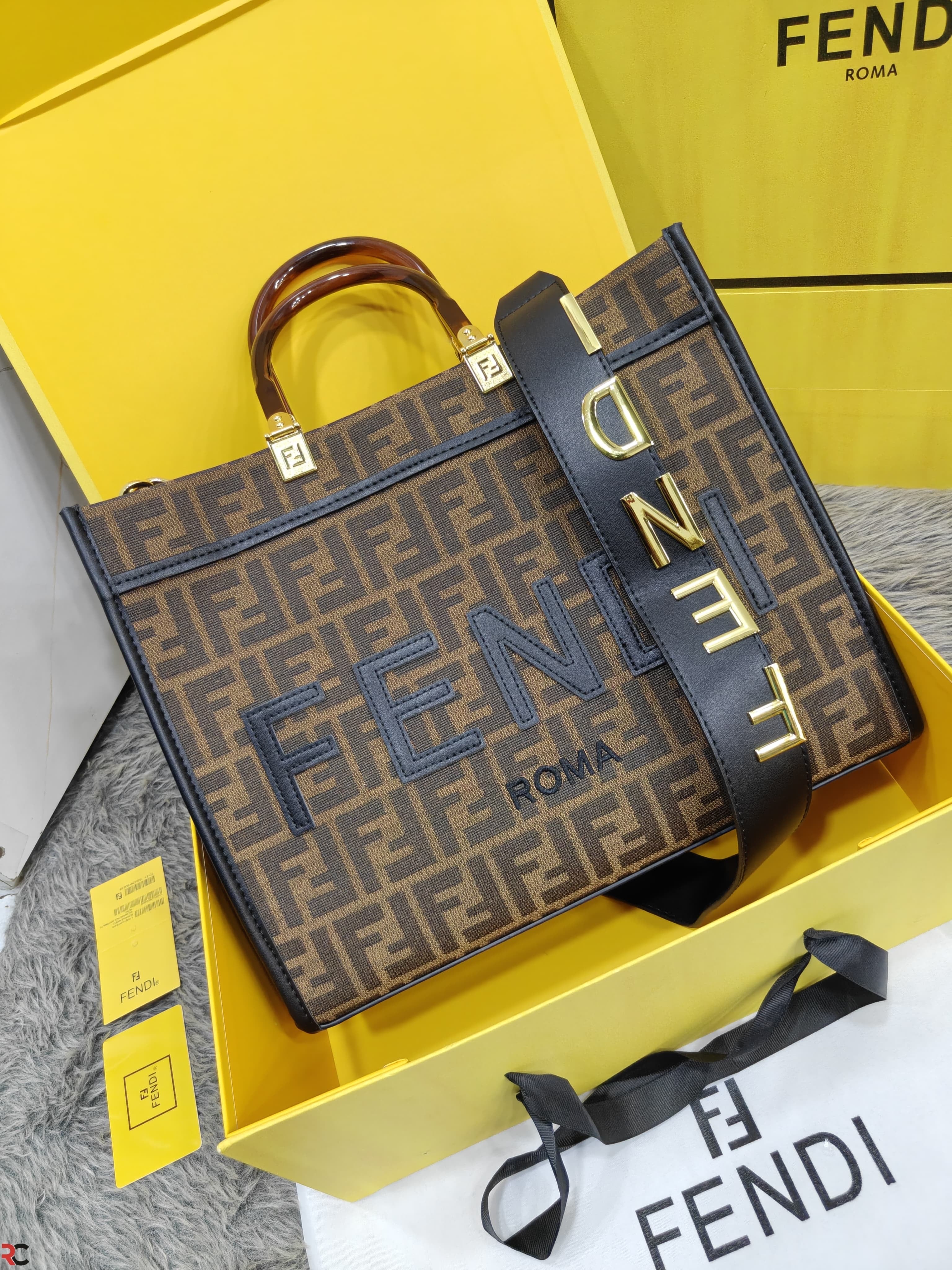 Fendi Large Sunshine Tote Bag