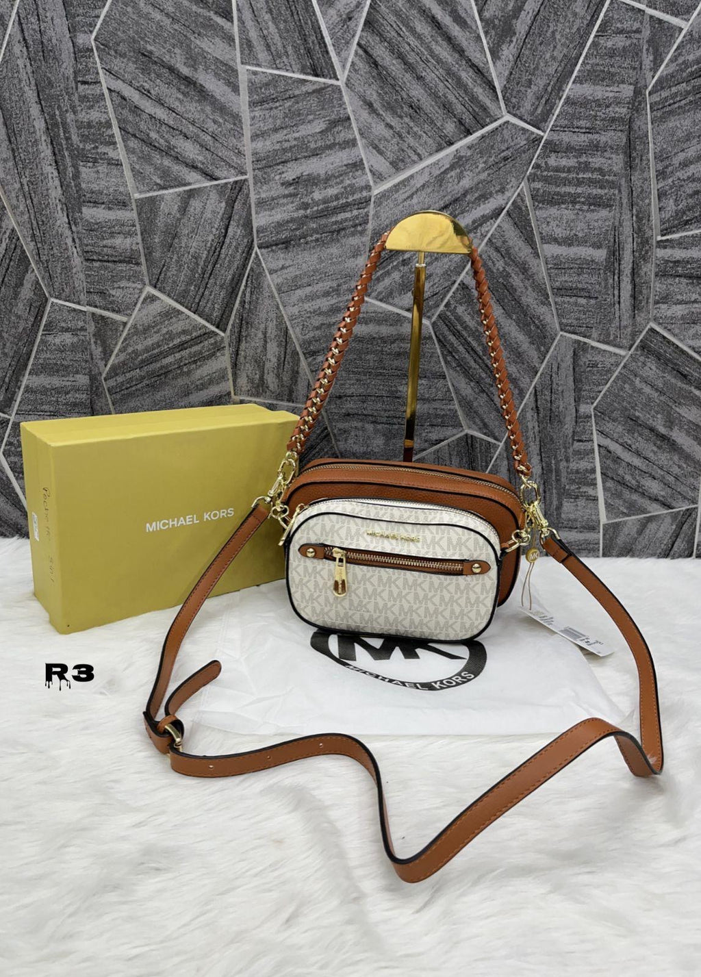 Michael Kors Dual Jet Set Camera Crossbody Bag