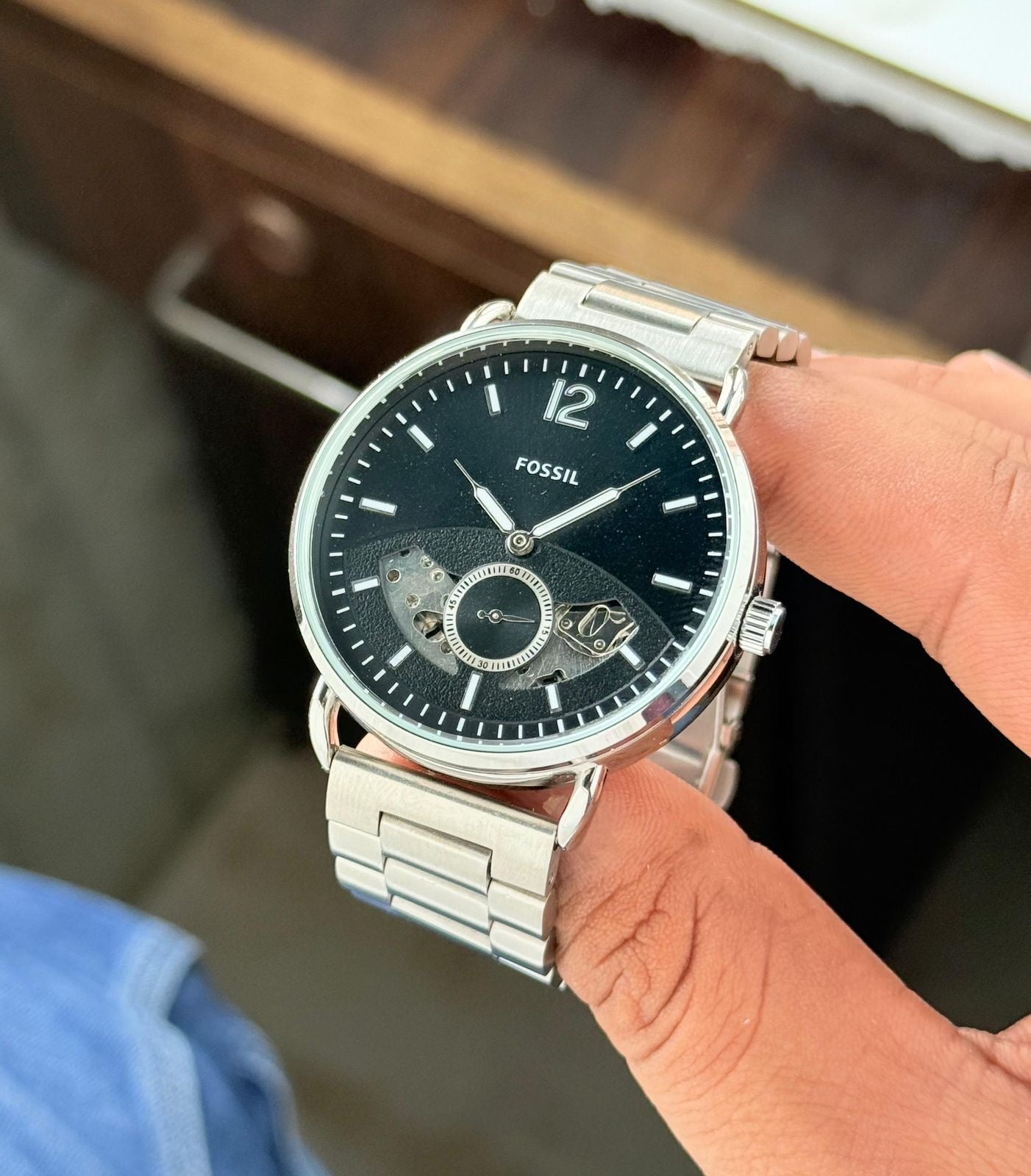 Fossil Commuter Automatic Skeleton Dial