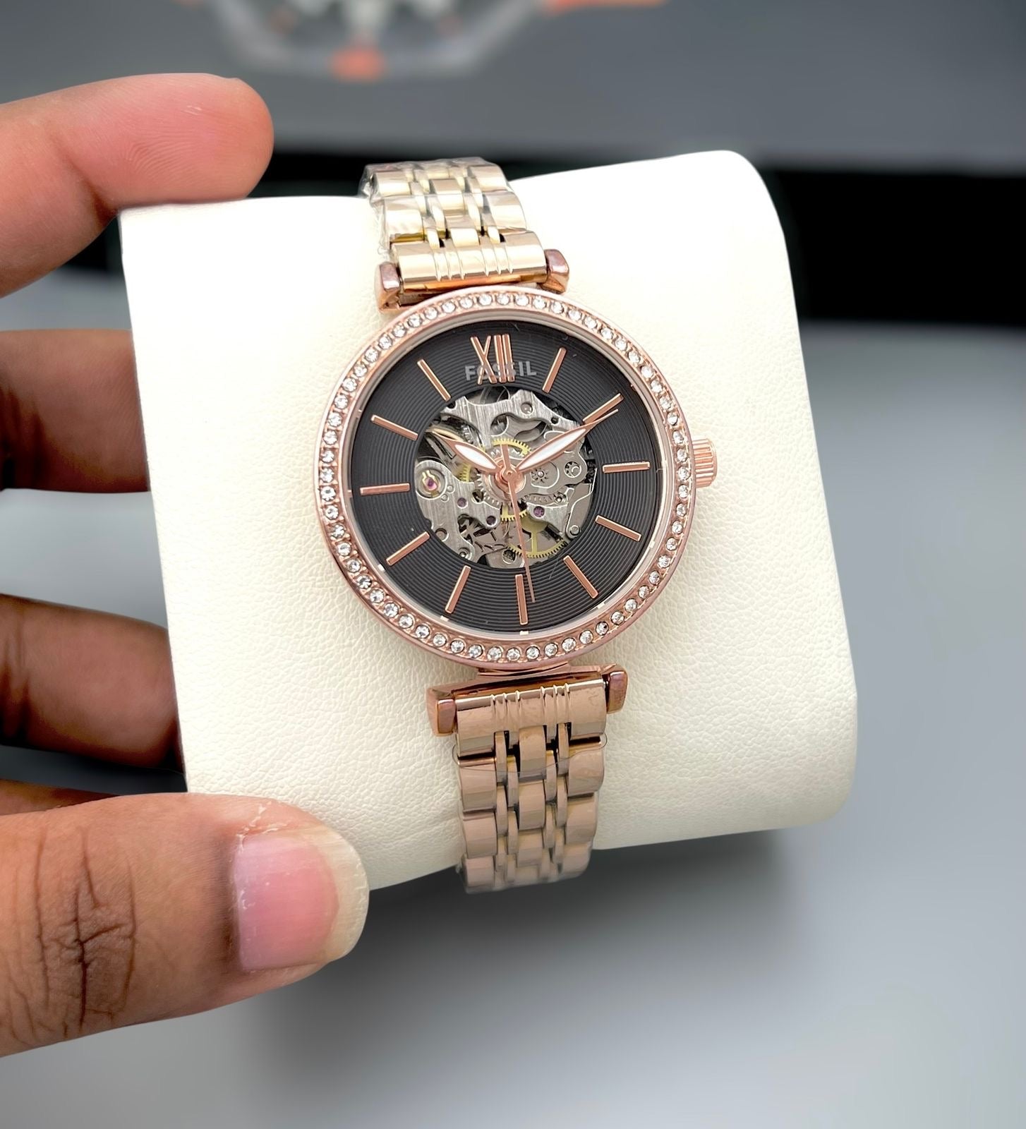 Fossil Diamond Bezel