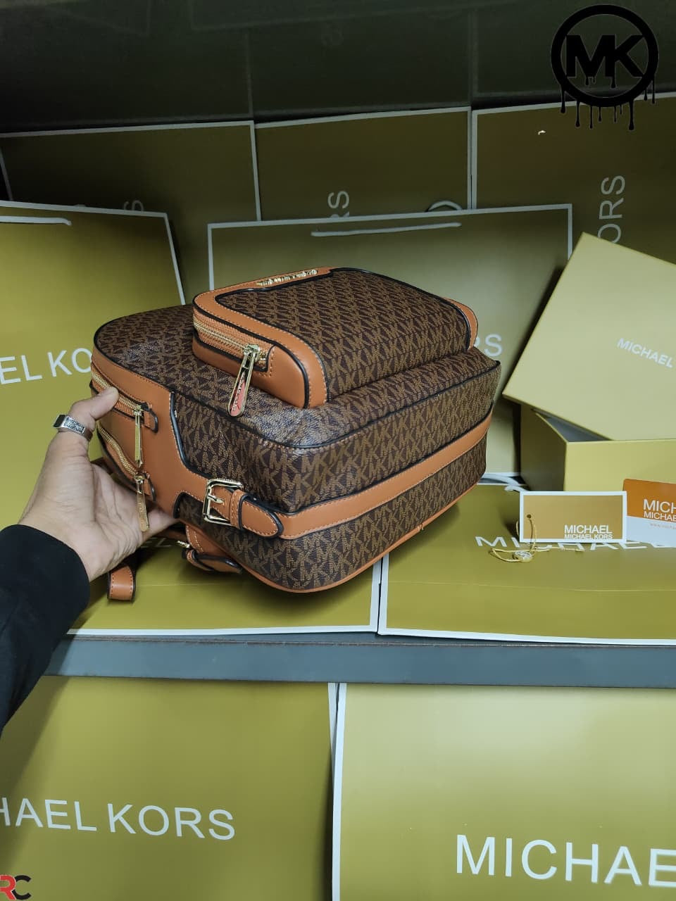 Michael Kors Jaycee Medium Logo Backpack