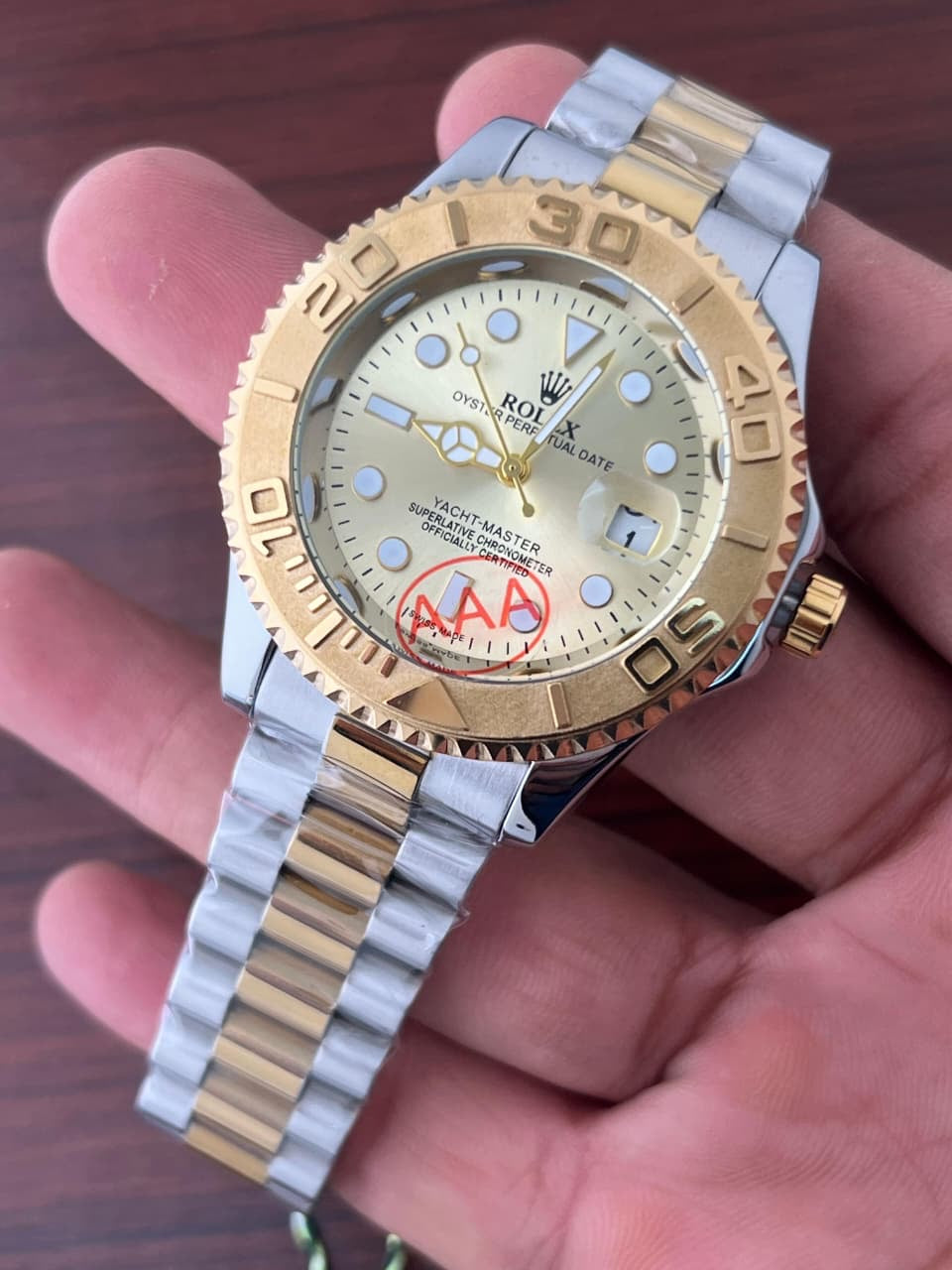 Rolex GMT II Ever gold silver