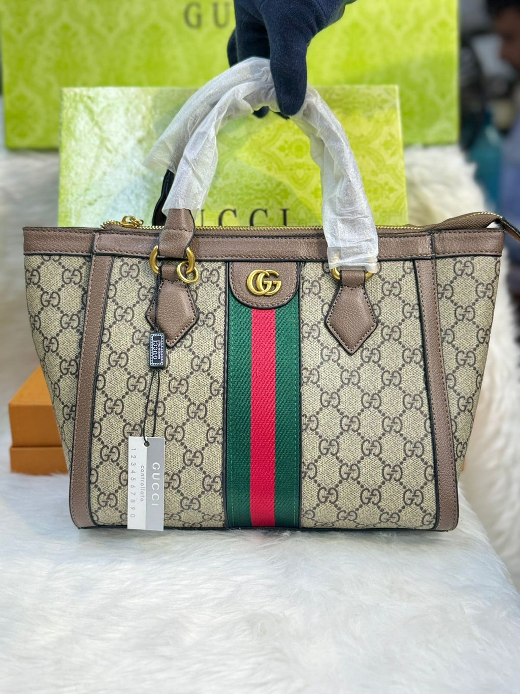 Gucci Ophidia Supreme Medium Tote Bag