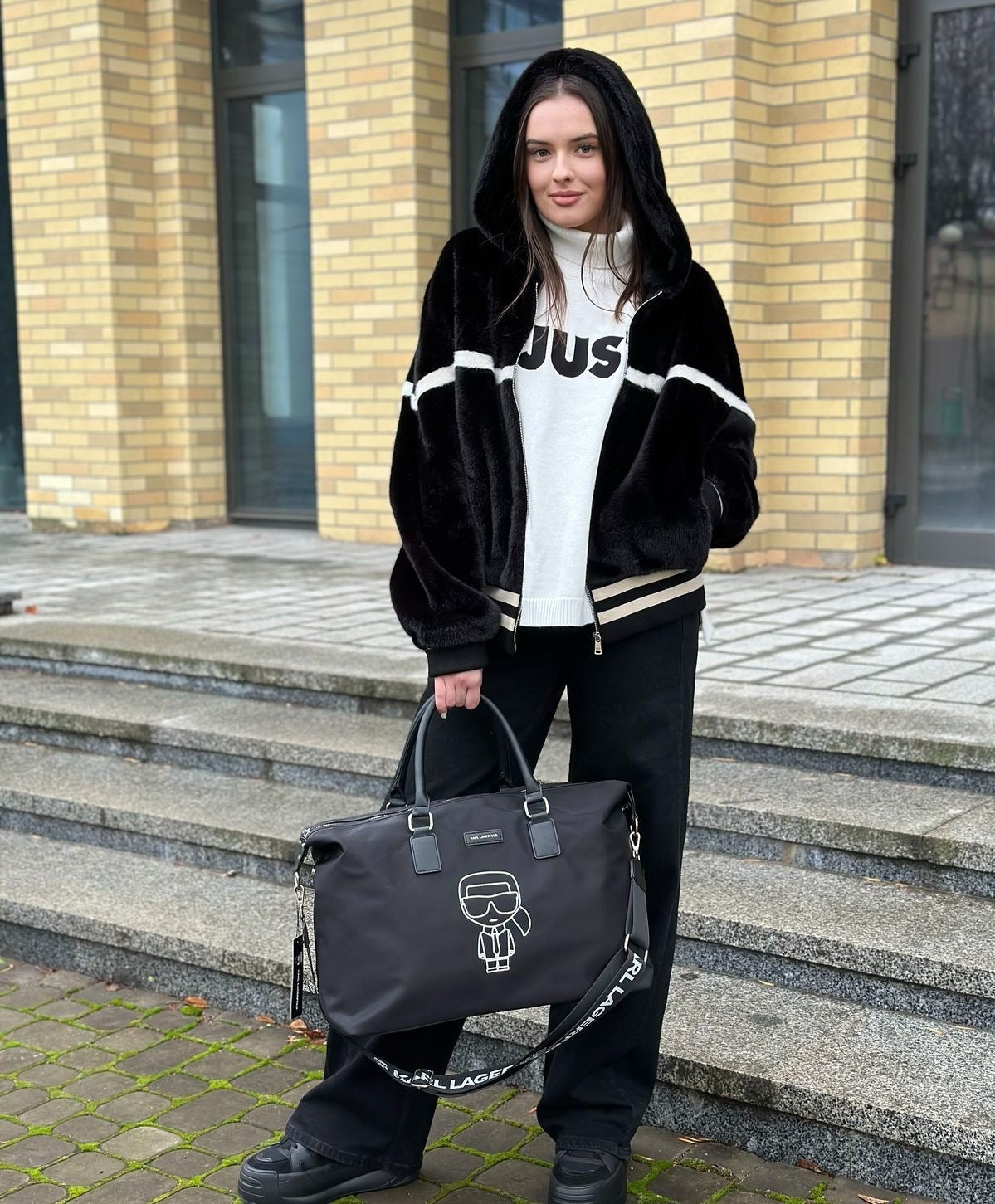 Karl Lagerfeld Unisex Duffel Bag