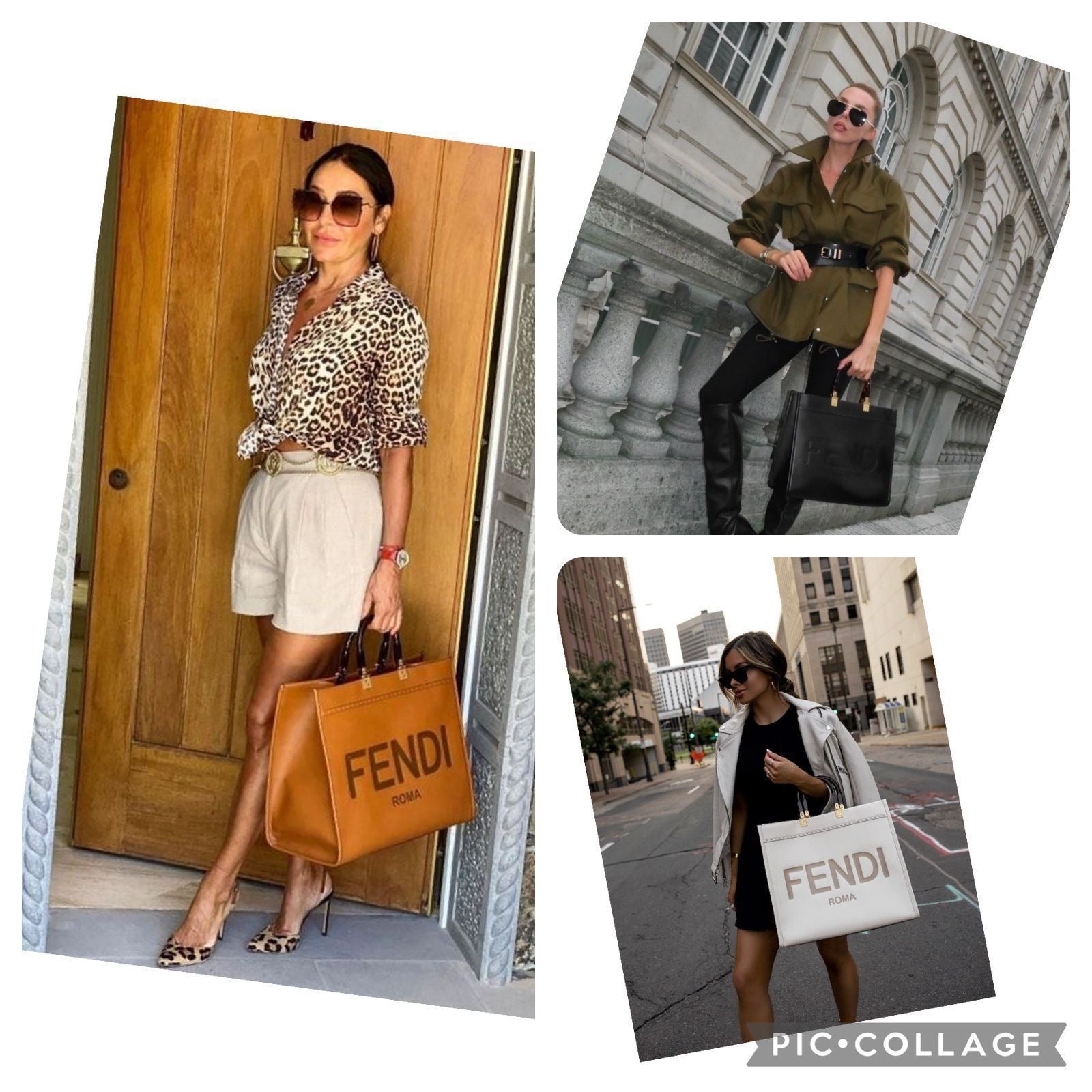Fendi Large Sunshine Tote Bag