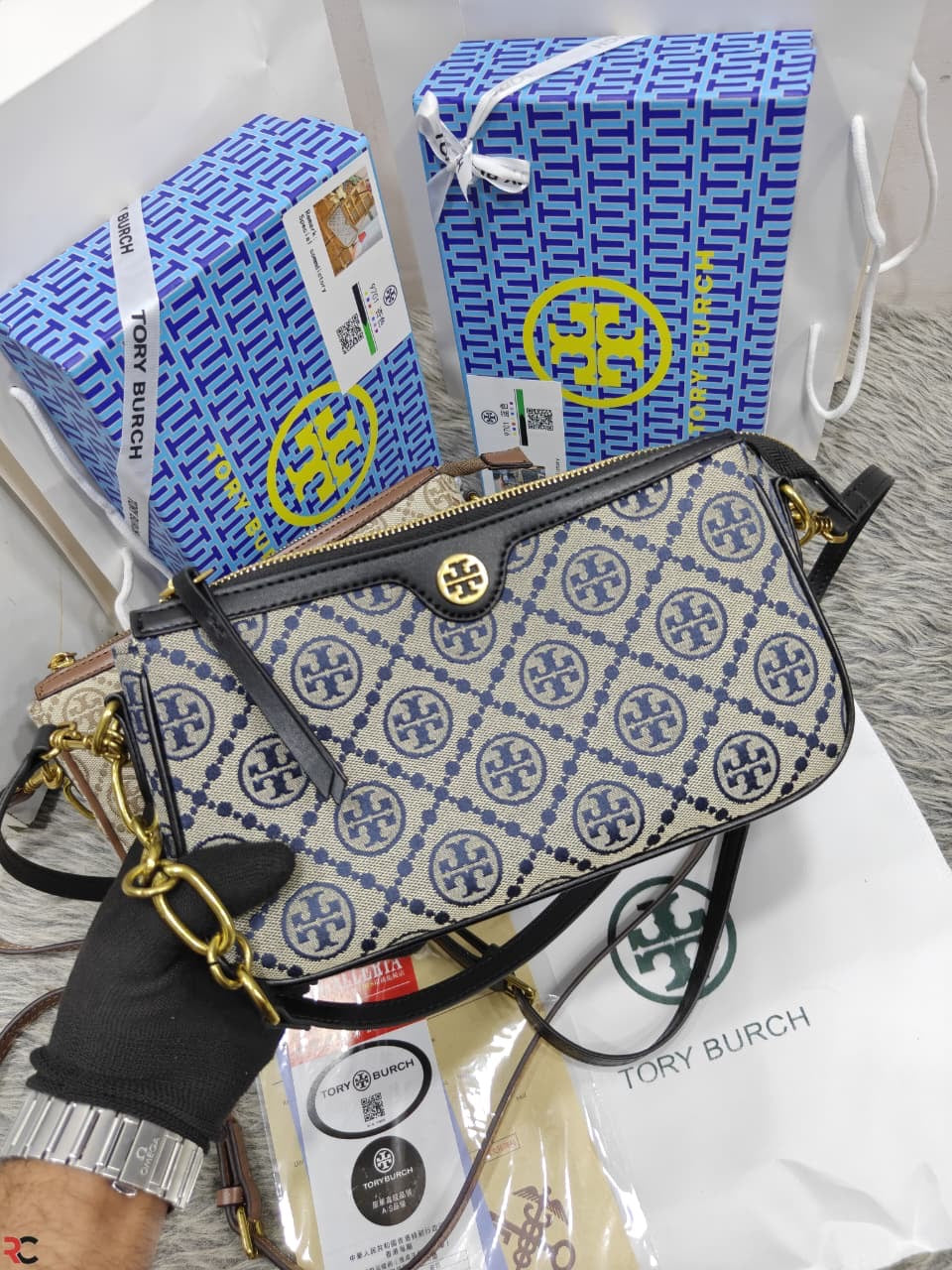 Tory Burch T Monogram Jacquard