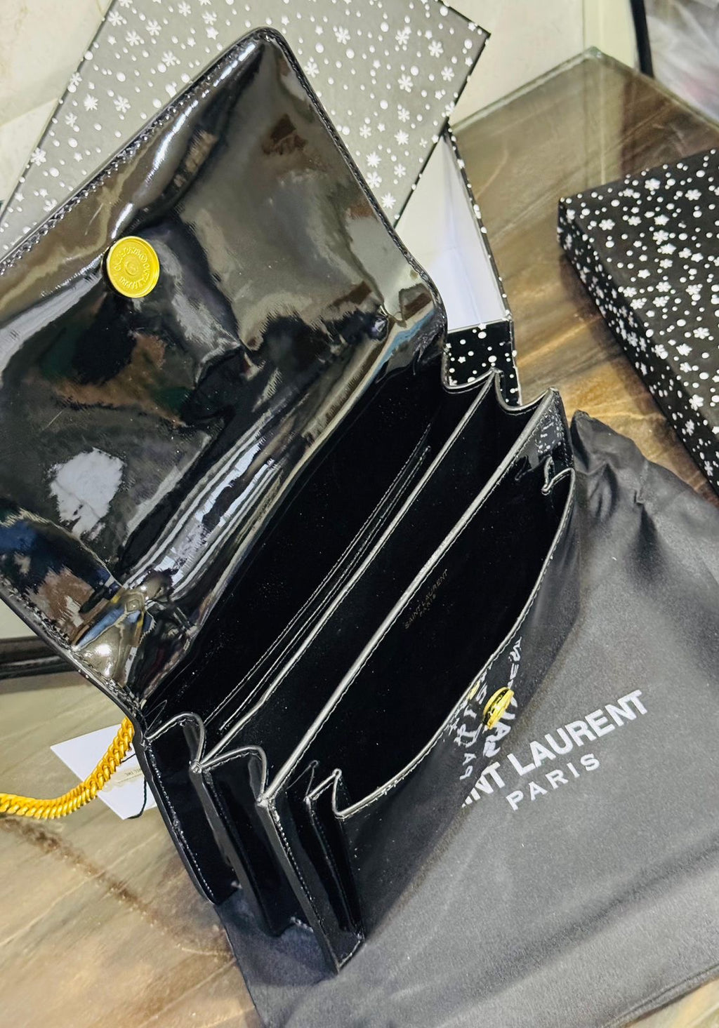 Ysl Sunset Patent Leather