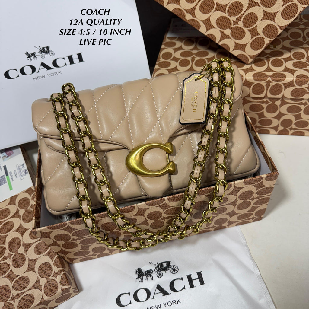 Coach Quilted Tabby Shoulder Bag