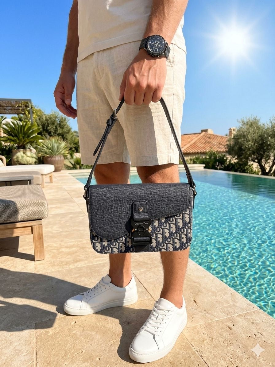 Christian Dior Mini Saddle Messenger Bag