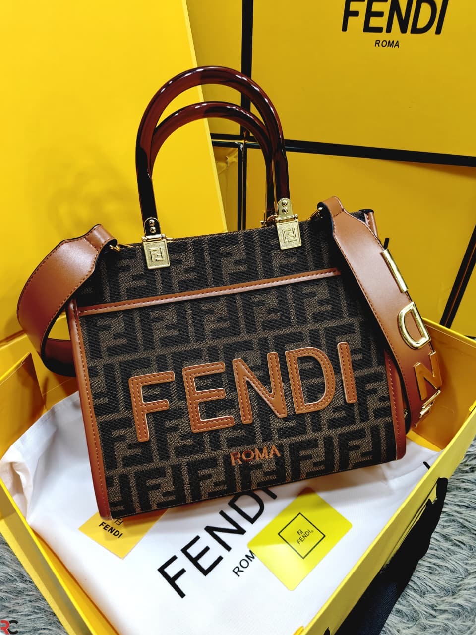 Fendi Small Sunshine Tote Bag