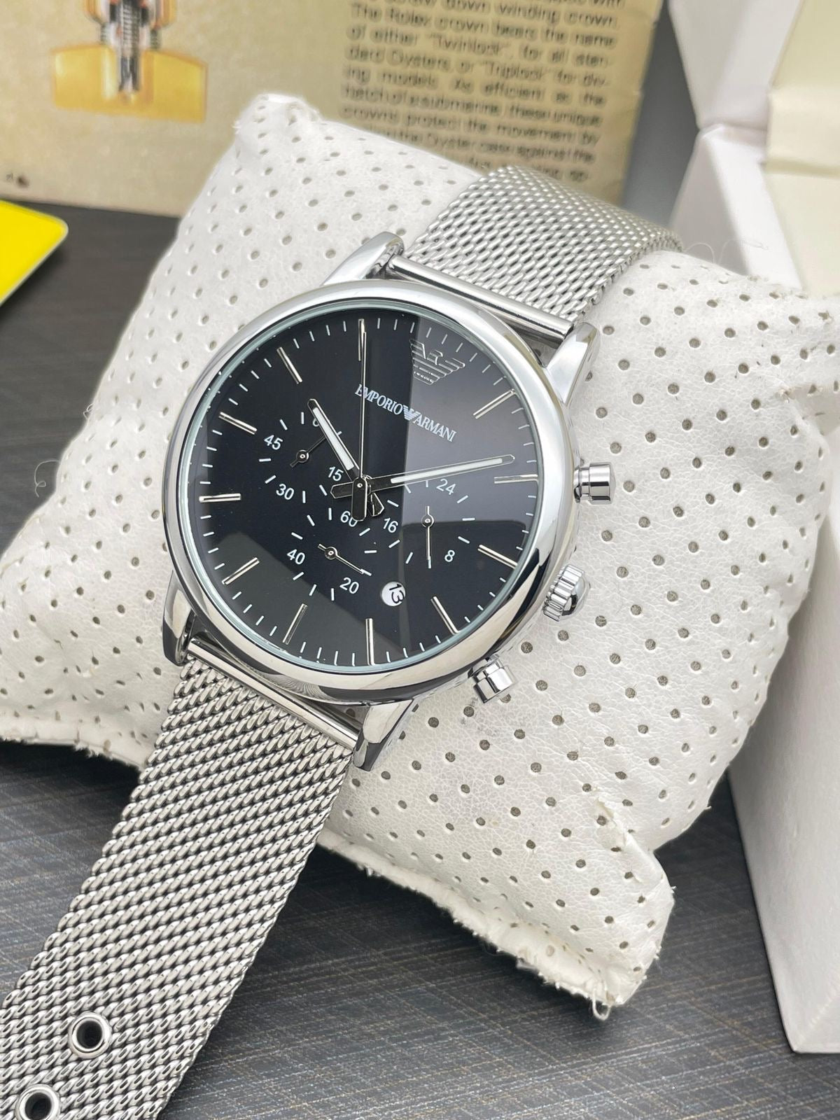 Emporio Armani Silver Luigi Collection