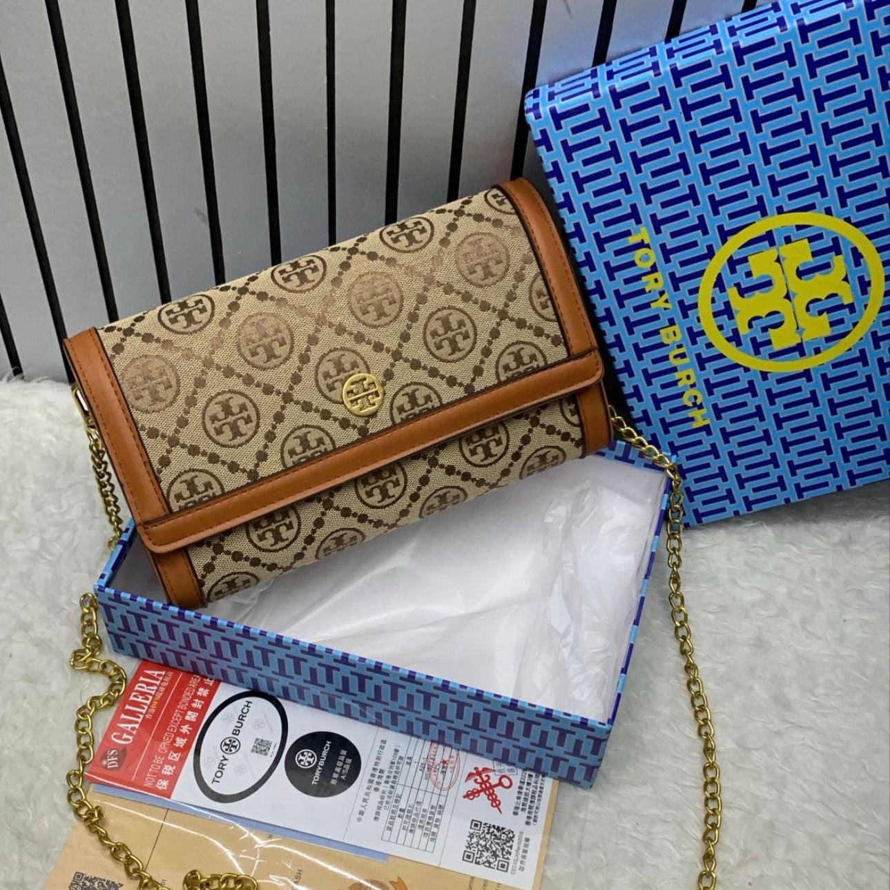 Tory Burch Monogram Jacquard Crossbody