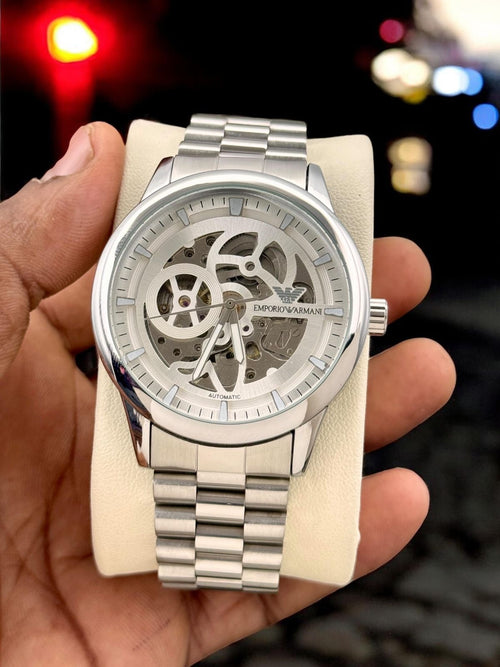 Armani Exchange Skeleton Automatic