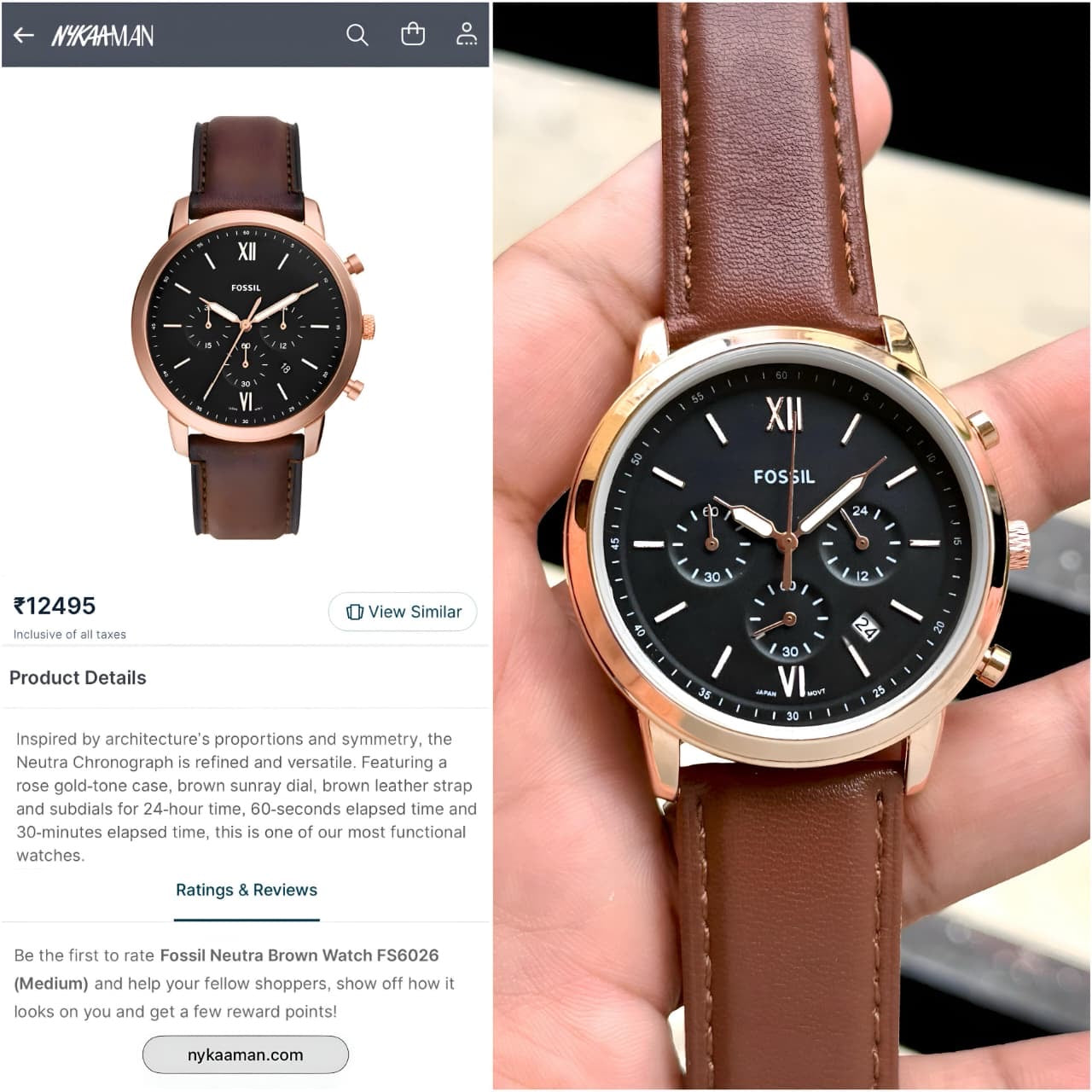 Fossil Neutra Chronograph