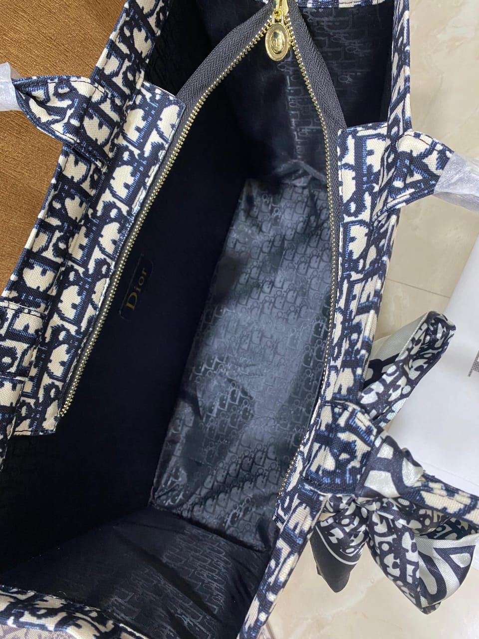 Christian Dior Book Tote Bag