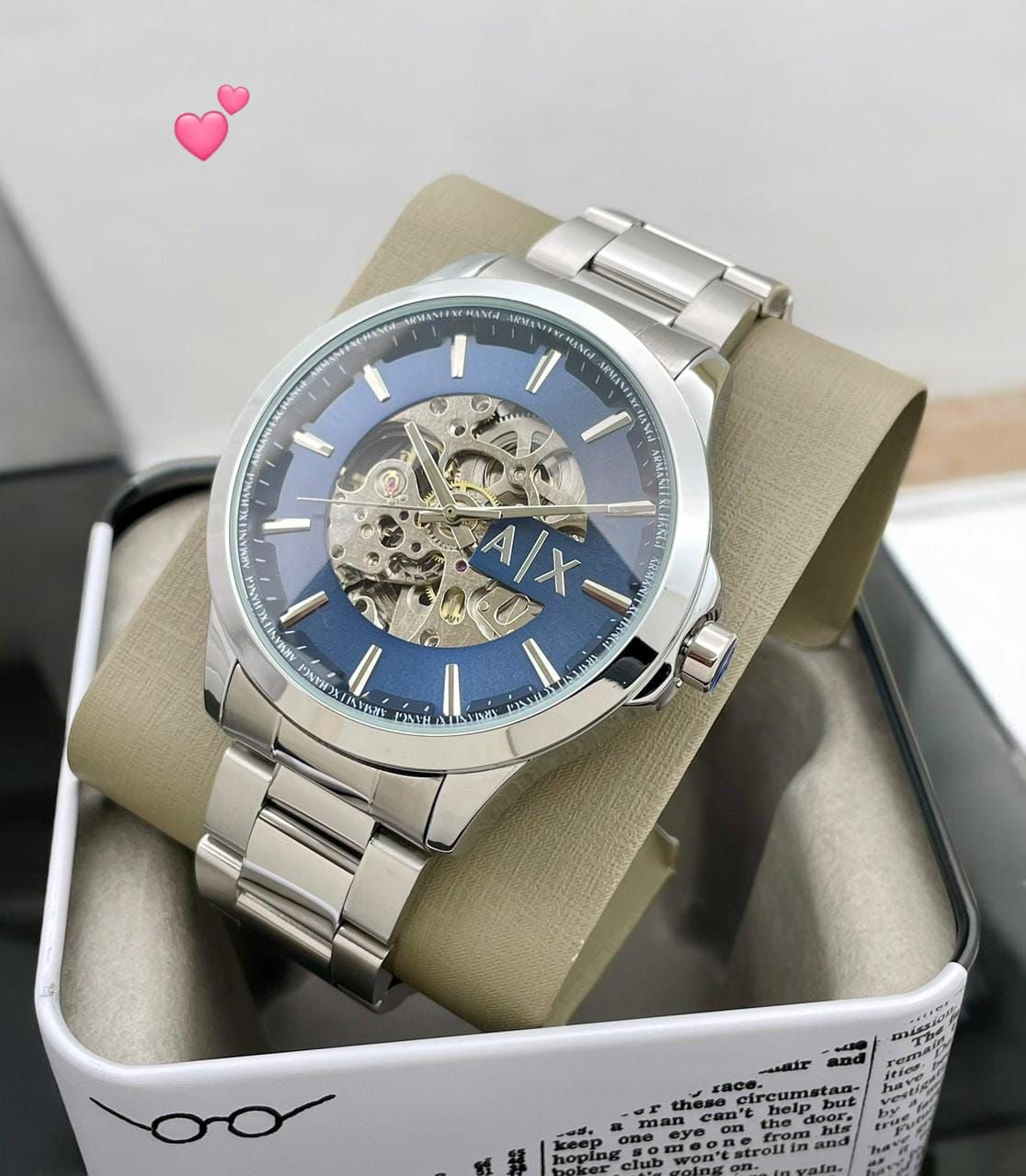 Armani Exchange Skeleton Dial Edition