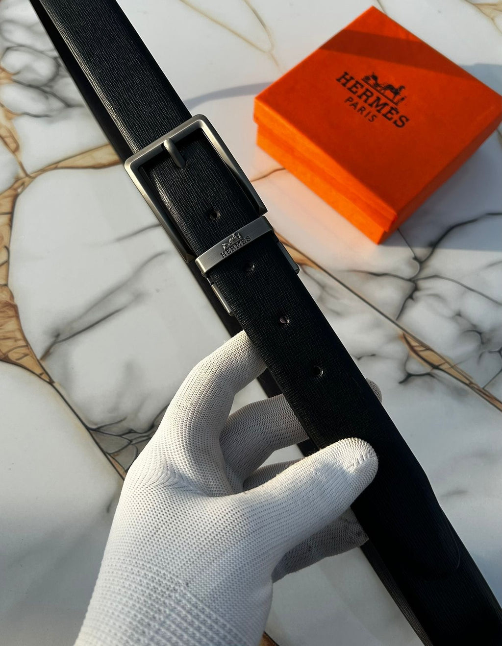 Hermes Reversible Belt