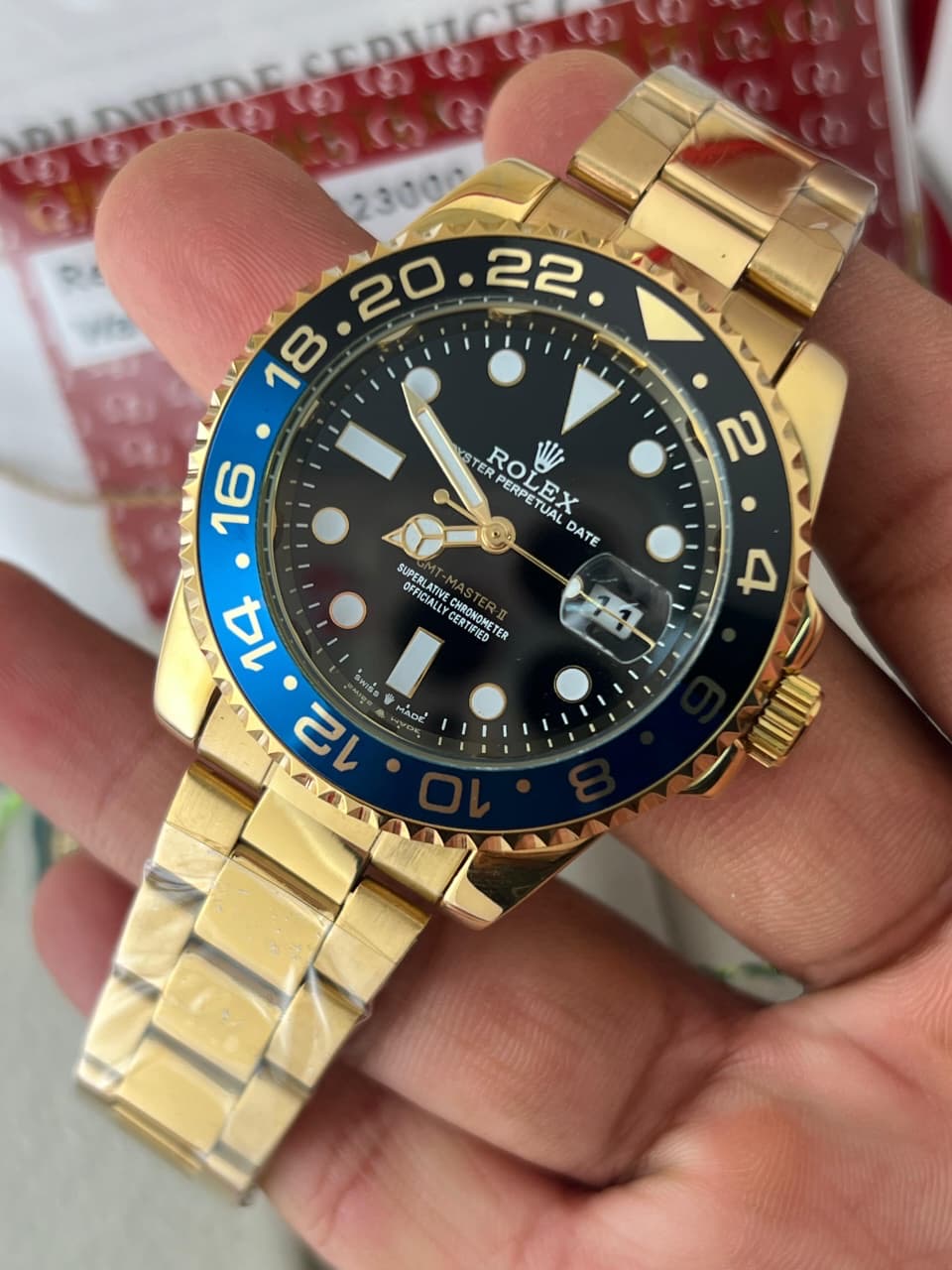Rolex GMT II Ever gold silver