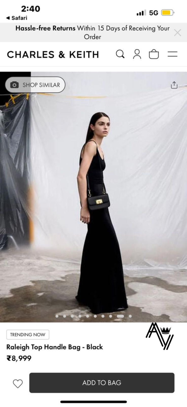 Charles Keith Handbag