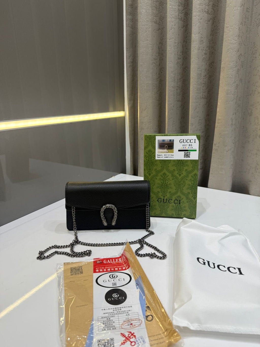 Gucci Mini Horse Shoe Sling Bag