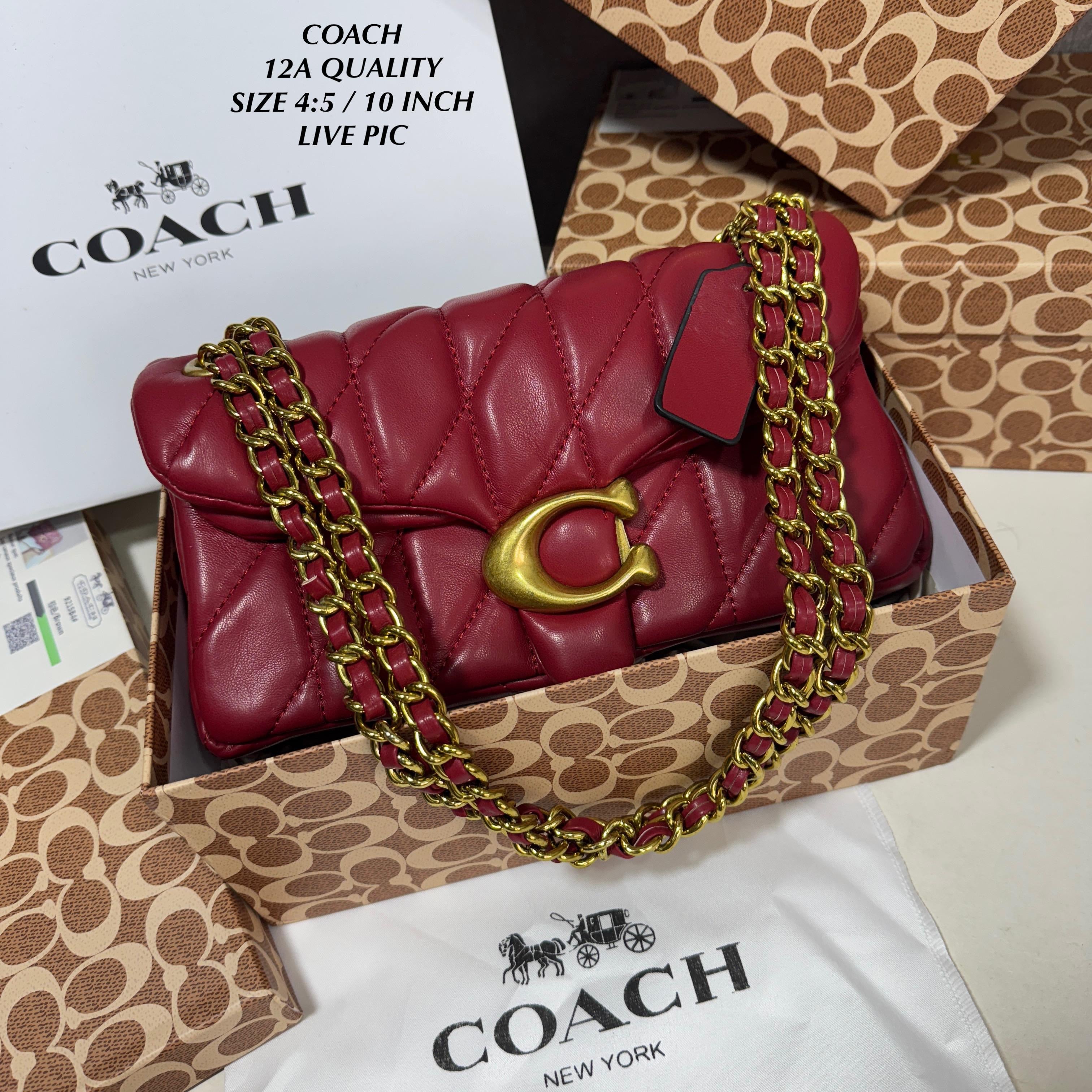 Coach Quilted Tabby Shoulder Bag
