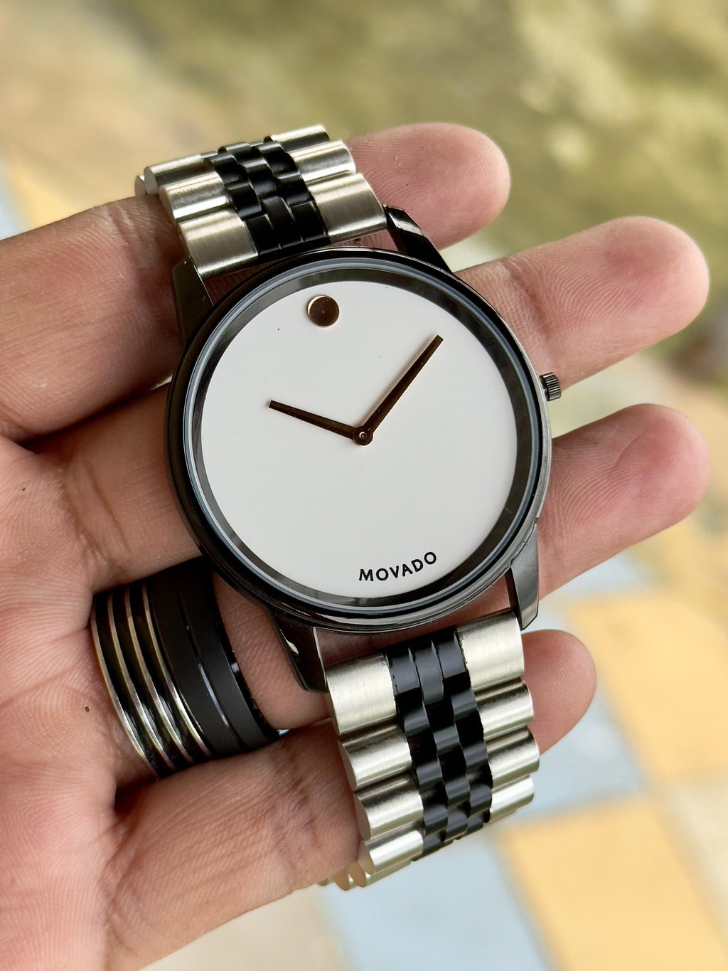Movado Two-Tone Slim Edition
