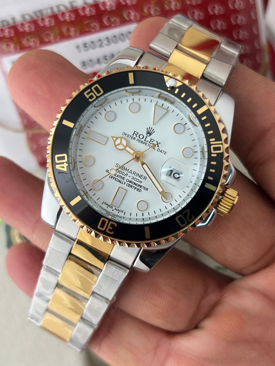 Rolex GMT II Ever gold silver