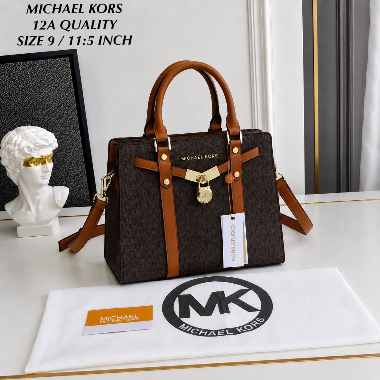 Michael Kors Nouveau Hamilton Large Satchel