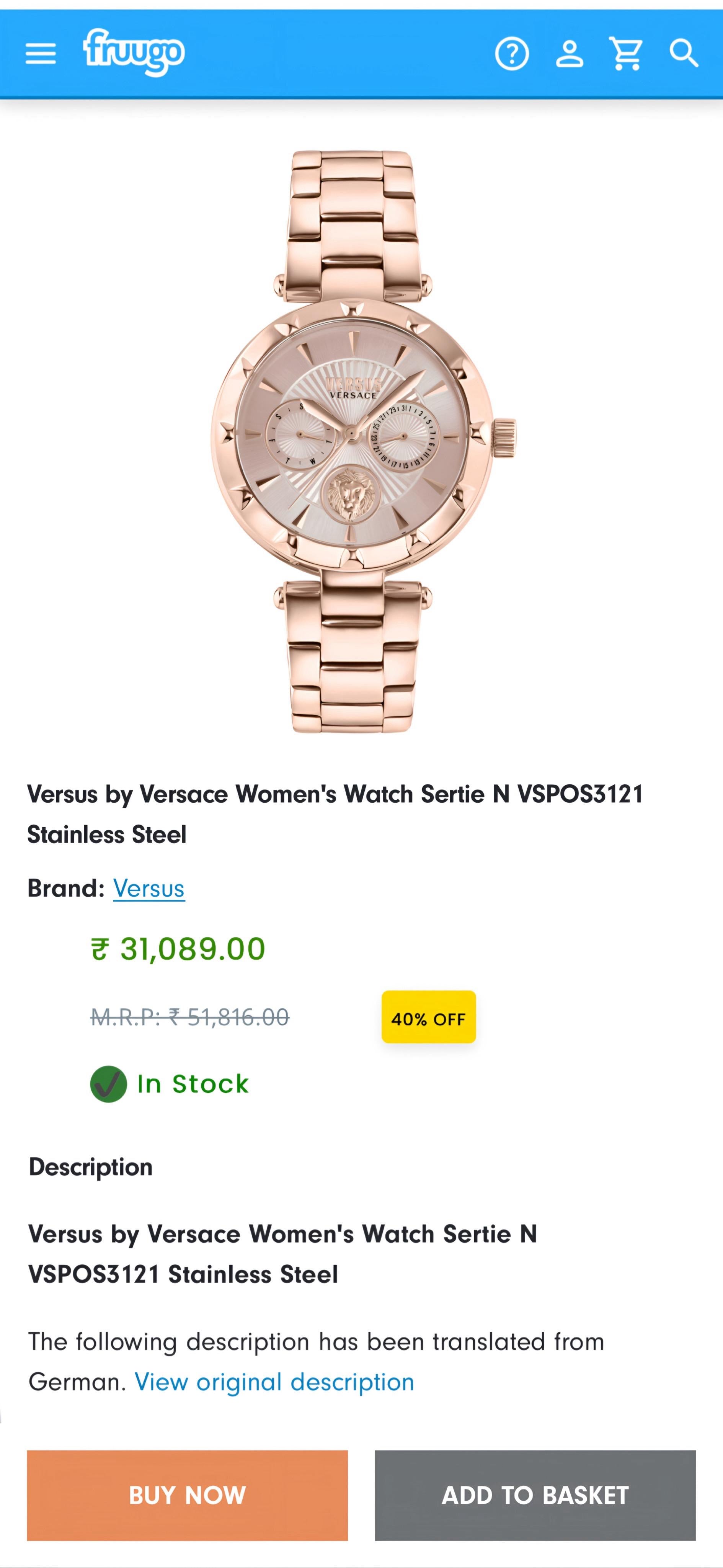 Versace Sertie