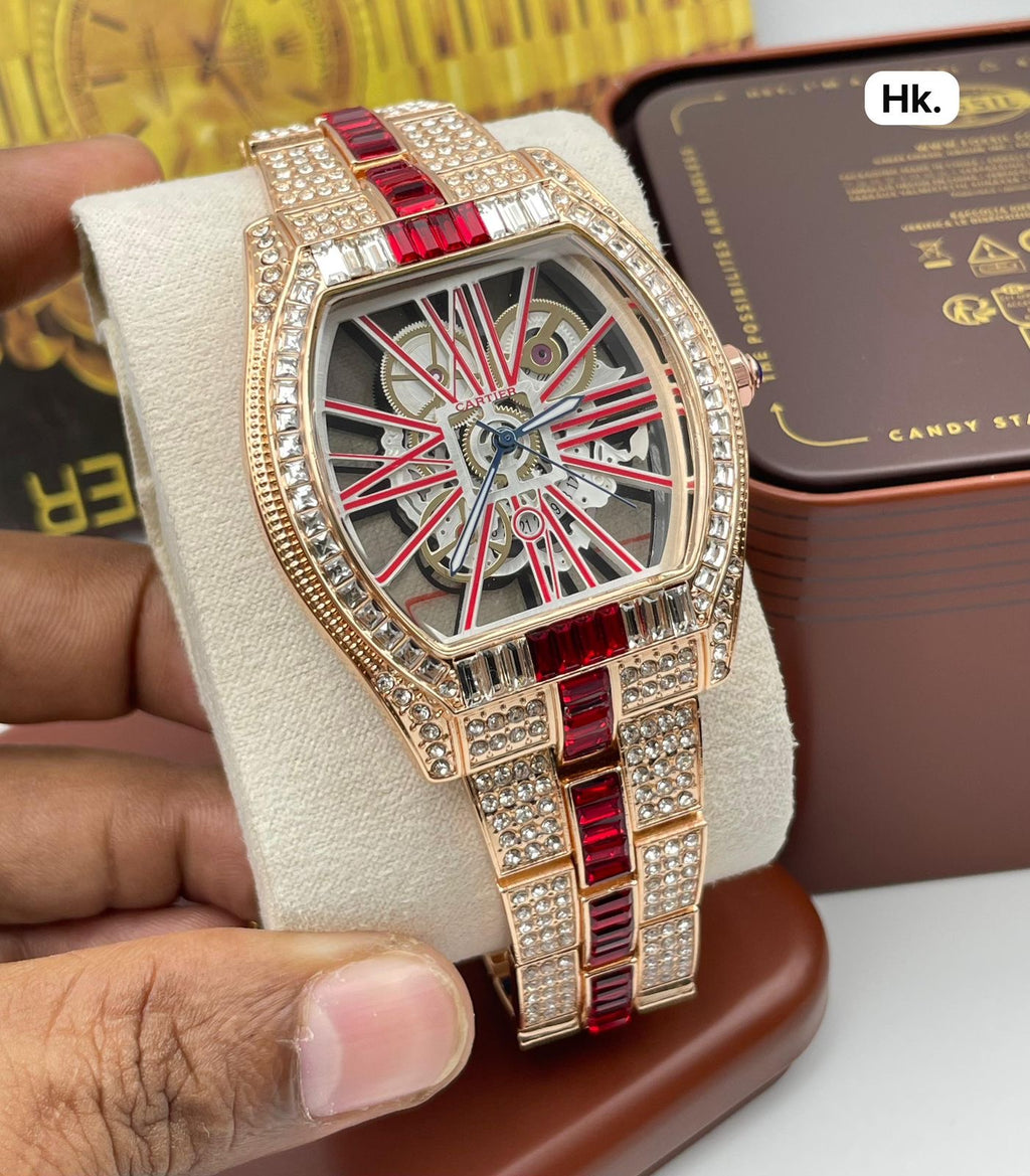 Cartier Gold Skeleton Dial