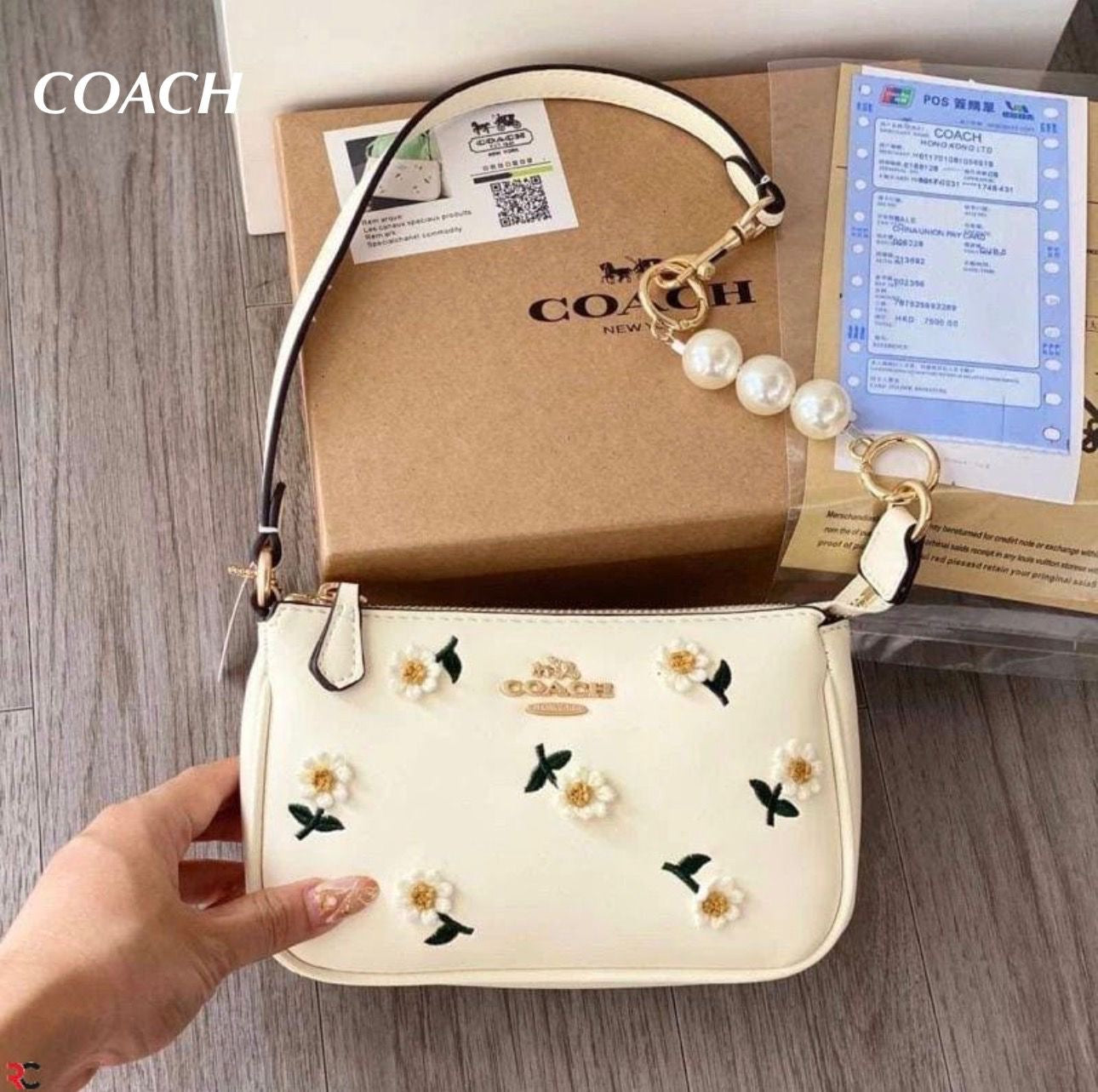 Coach Nolita Daisy Applique Bag
