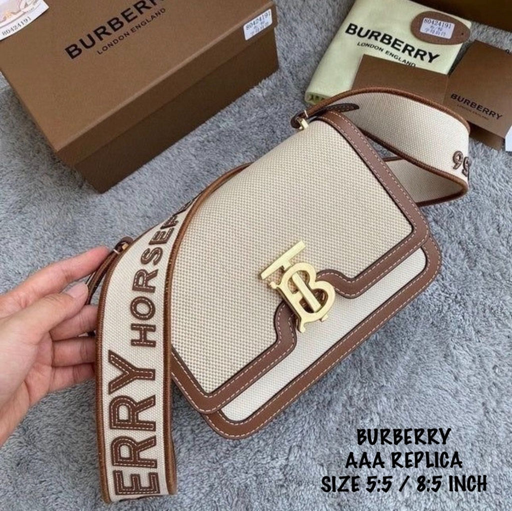 Burberry TB Logo-Plaque Crossbody Bag