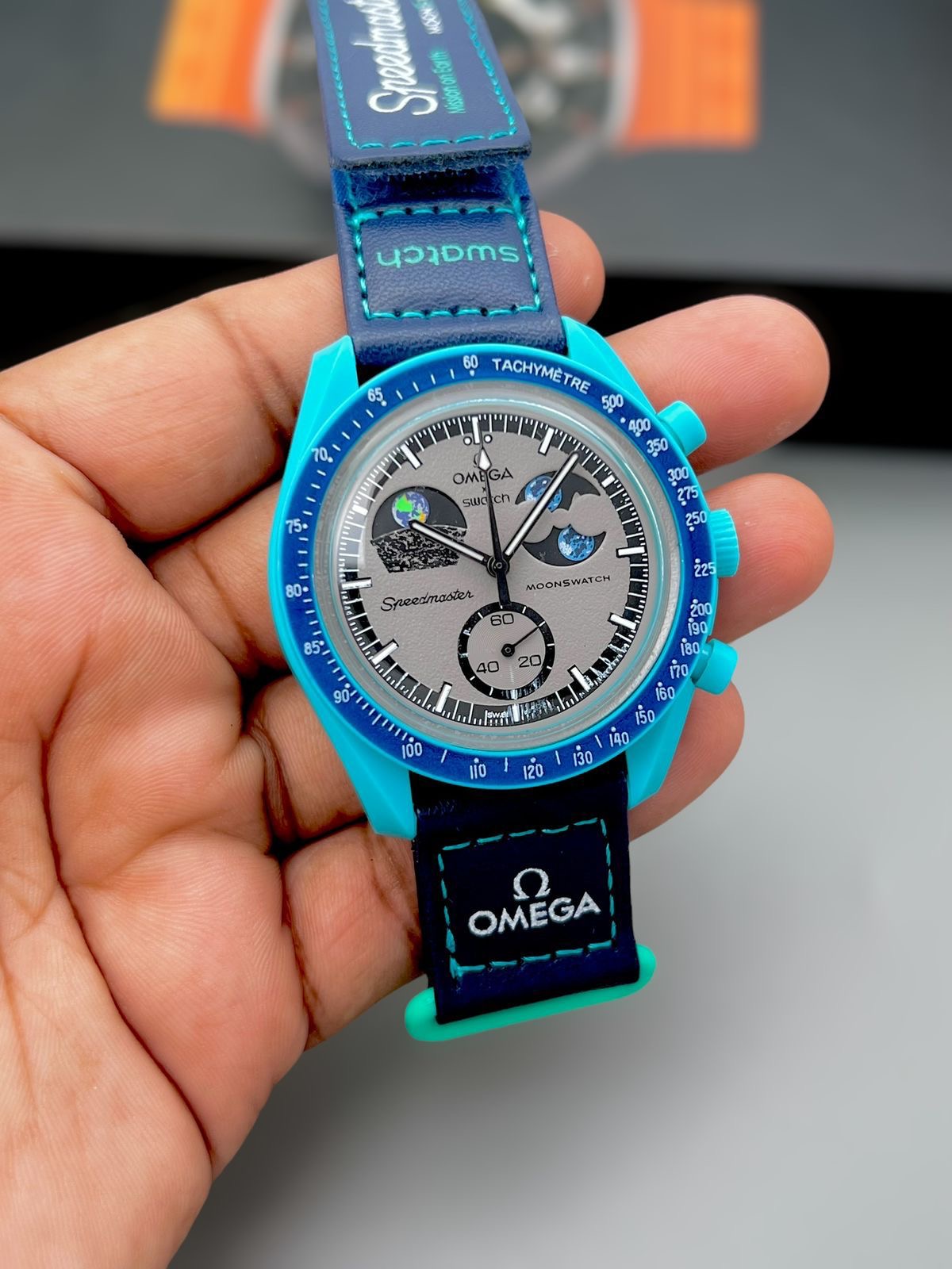 Omega Swatch Speedmaster Moonswatch - Mission to the EarthPhase