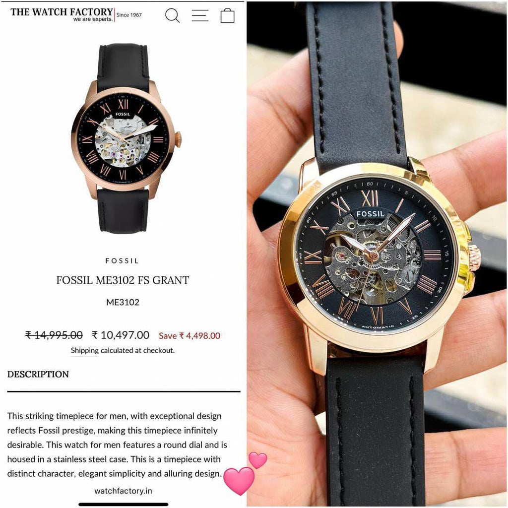 Fossil Grant Automatic Skeleton