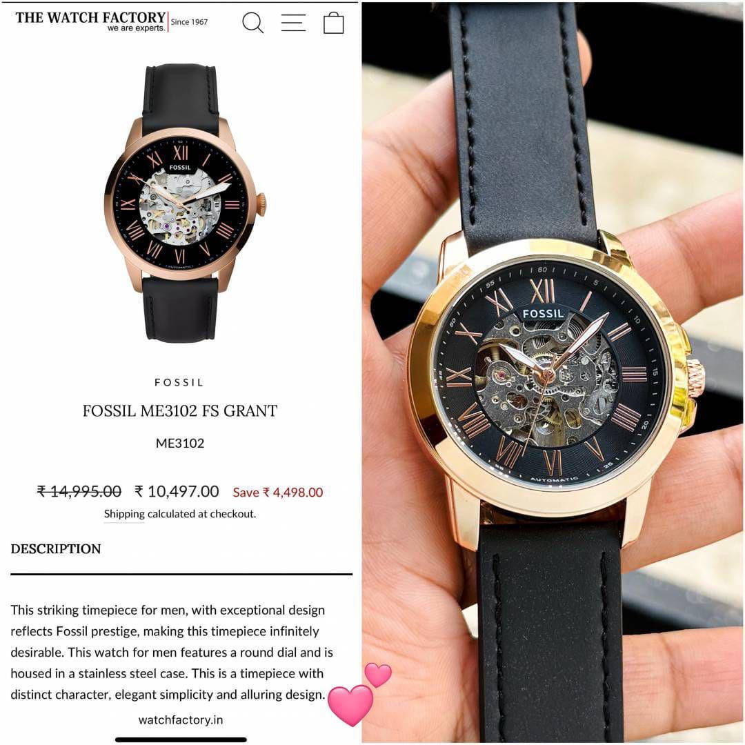 Fossil Grant Automatic Skeleton
