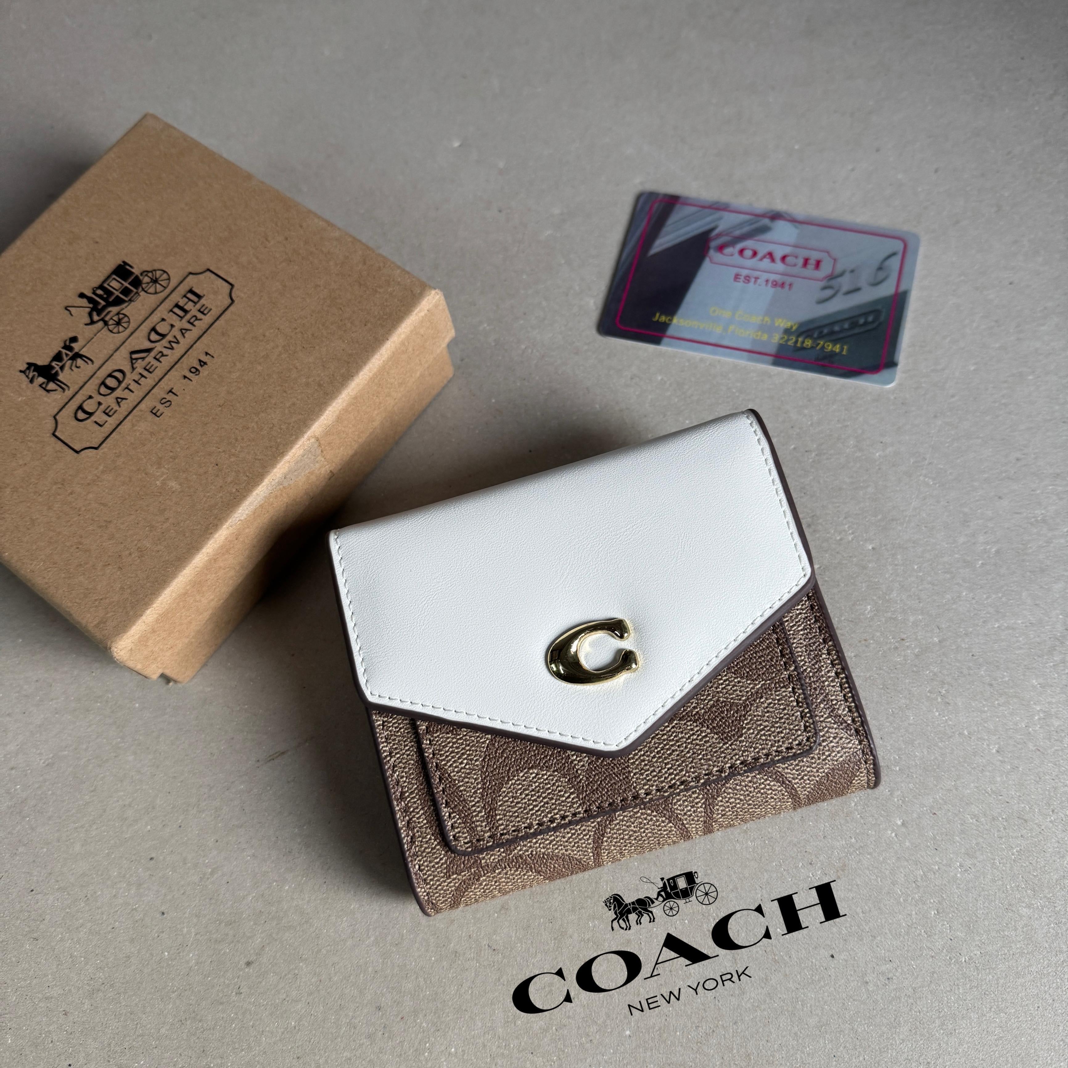 Coach Trifold Mini Wallet