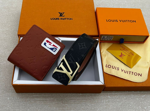 Louis Vuitton Wallet & Belt Combo