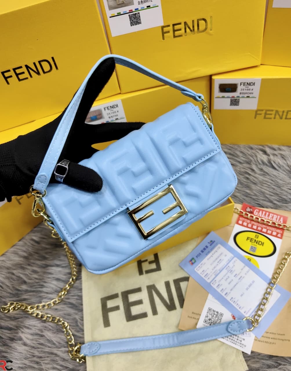 Fendi Baguette Mini Sling Bag