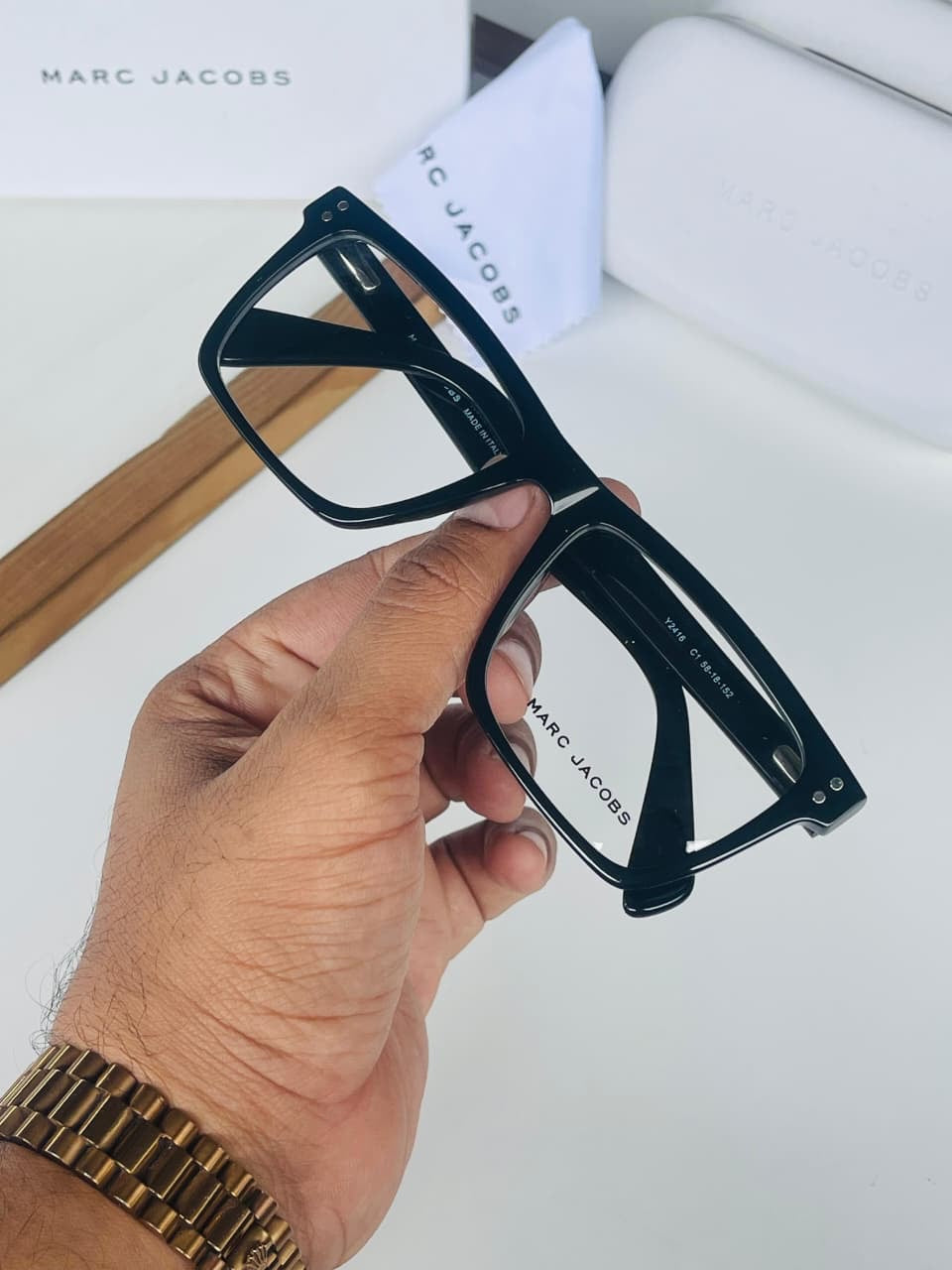 Marc Jacobs Unisex Transparent Lens With Sunglasses